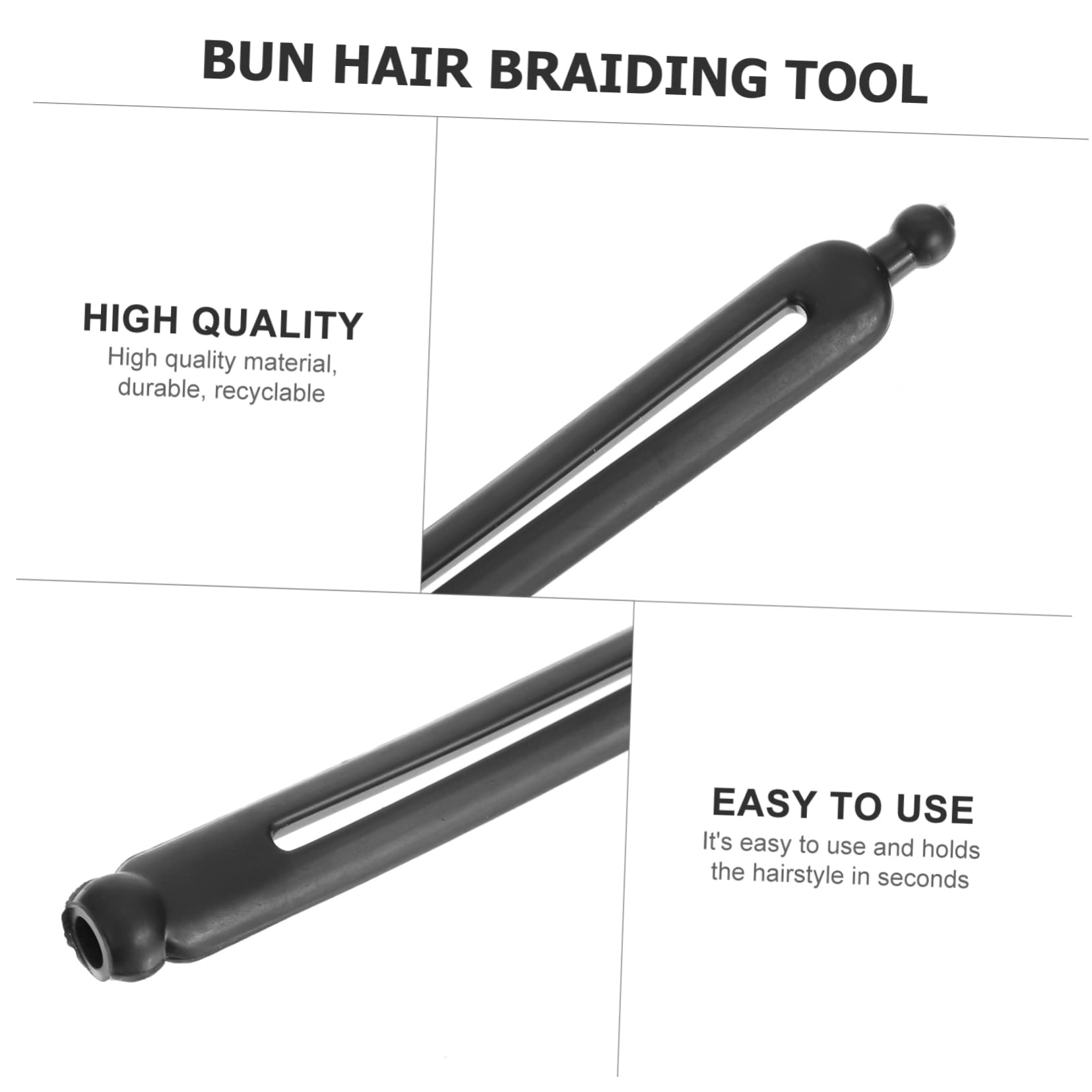 8pcs Hair Bun Maker Set - No Hurt Ponytail Bun Maker Tools for DIY Elegant Hairstyles | Professional Stylist Accessories for Daily Use, Parties & Weddings