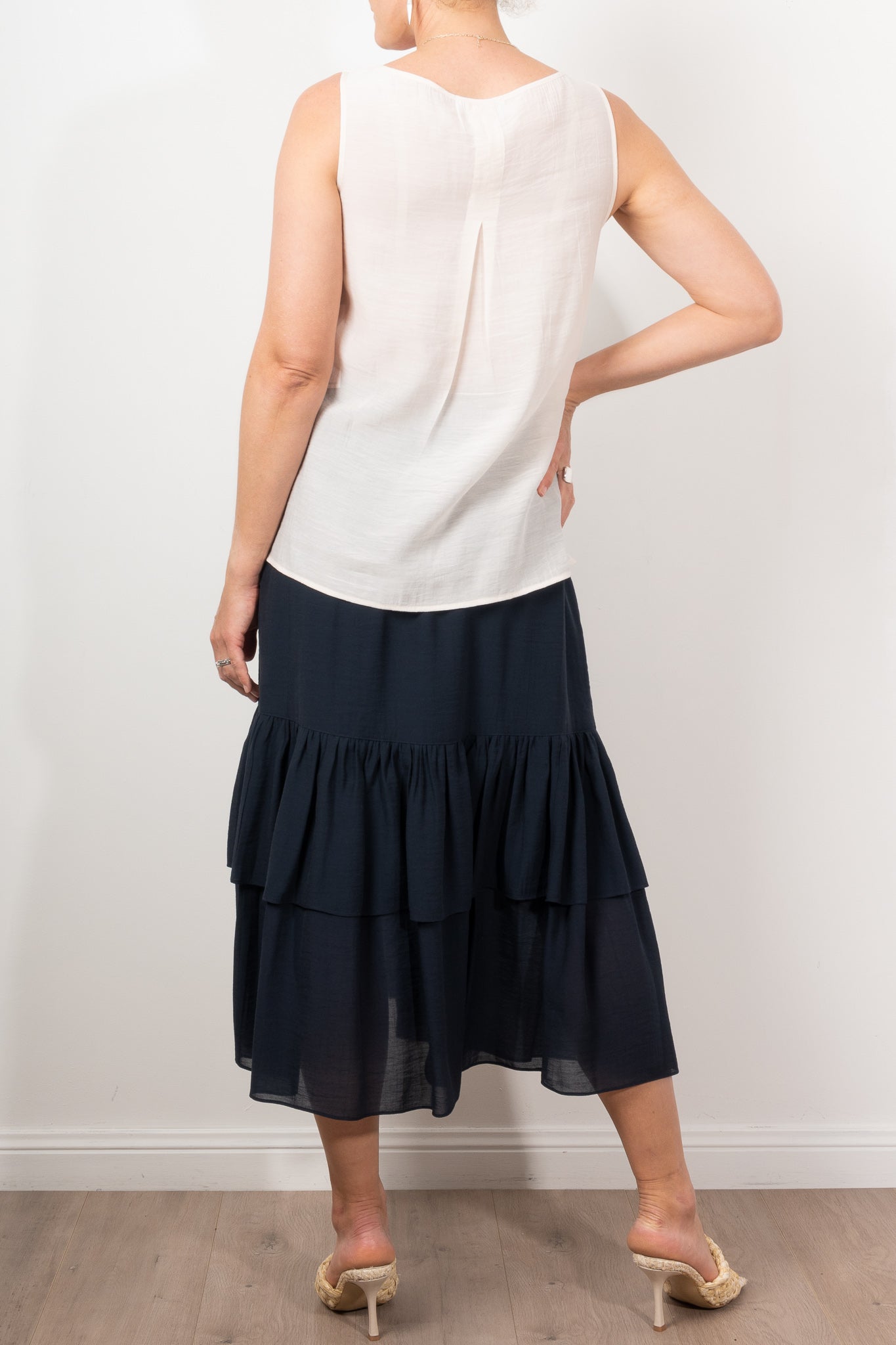 Mela Purdie Audrey Tank Vapour - Women's Floral Print Blouse for Casual Wear & Summer Outfits