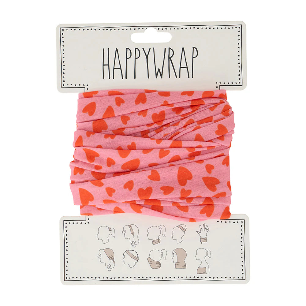 Annabel Trends Happy Wrap Love Hearts - Stylish & Comfortable Baby Wrap Carrier for Newborns & Infants | Perfect for Breastfeeding, Bonding & Hands-Free Parenting