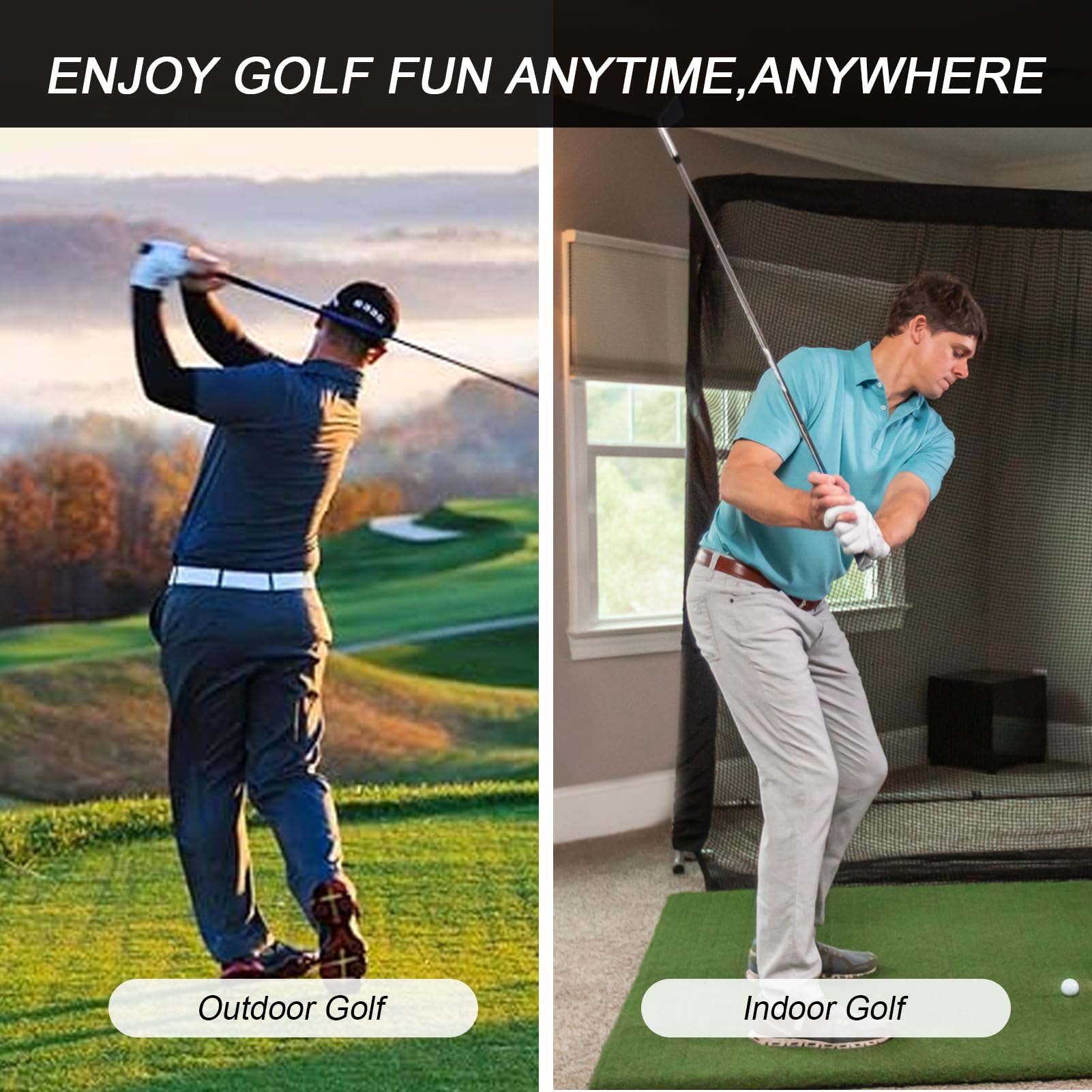 Golf Grip Trainer - Improve Hand Position & Swing Technique | Golf Practice Aid for Beginners & Pros | Perfect for Driving Range & Home Practice