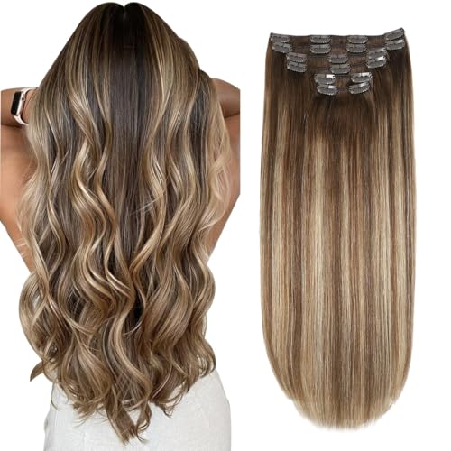 #4/27/4 Chocolate Brown to Caramel Blonde