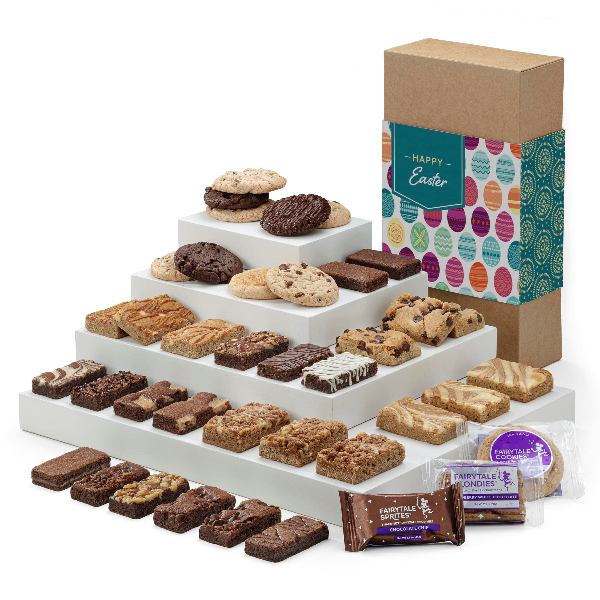 Fairytale Brownies Easter Ultimate Bar, Sprite & Cookie Combo - Individually Wrapped Gourmet Chocolate Gift Basket (36-Piece Set) - 3