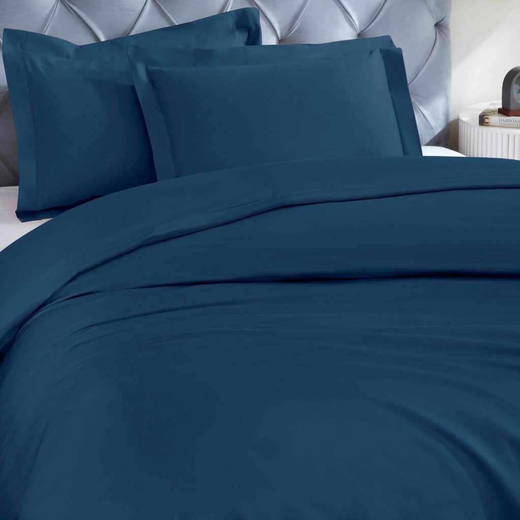 Luxury 1200 Thread Count Egyptian Cotton Duvet Cover Set - King Size, Soft Breathable Bedding for Hotel & Home Use