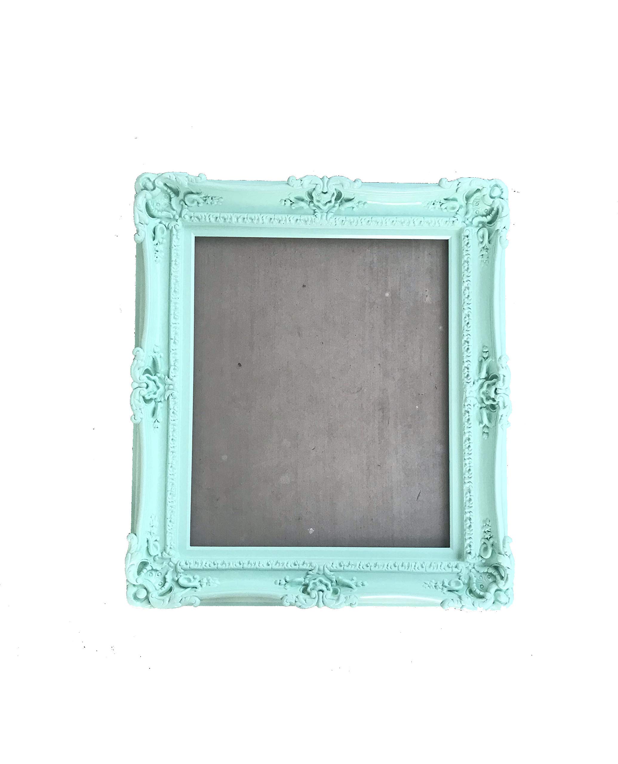 16x20 Baby Green Picture Frame - Ornate Wall Mirror with Baroque Design, Perfect for Nursery Decor, Baby Shower Gift & Cottage Style Home Decor - Ideal for Newborn Photos, Family Portraits & Nursery Wall Art