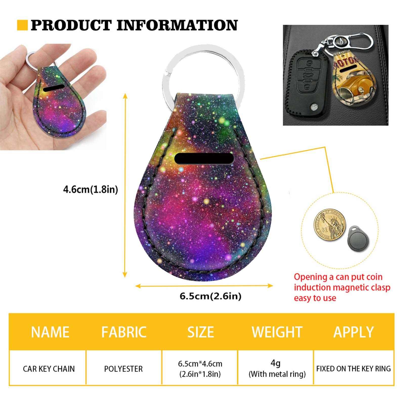11-Piece Moon Star Car Seat Cover Set for Women & Men - Cute Steering Wheel Cover, Seat Belt Pads, Cup Coaster Holder & Keyring - Universal Fit for Auto, Truck, Van, SUV (Black) - Perfect for Road Trips, Daily Commutes & Car Decor