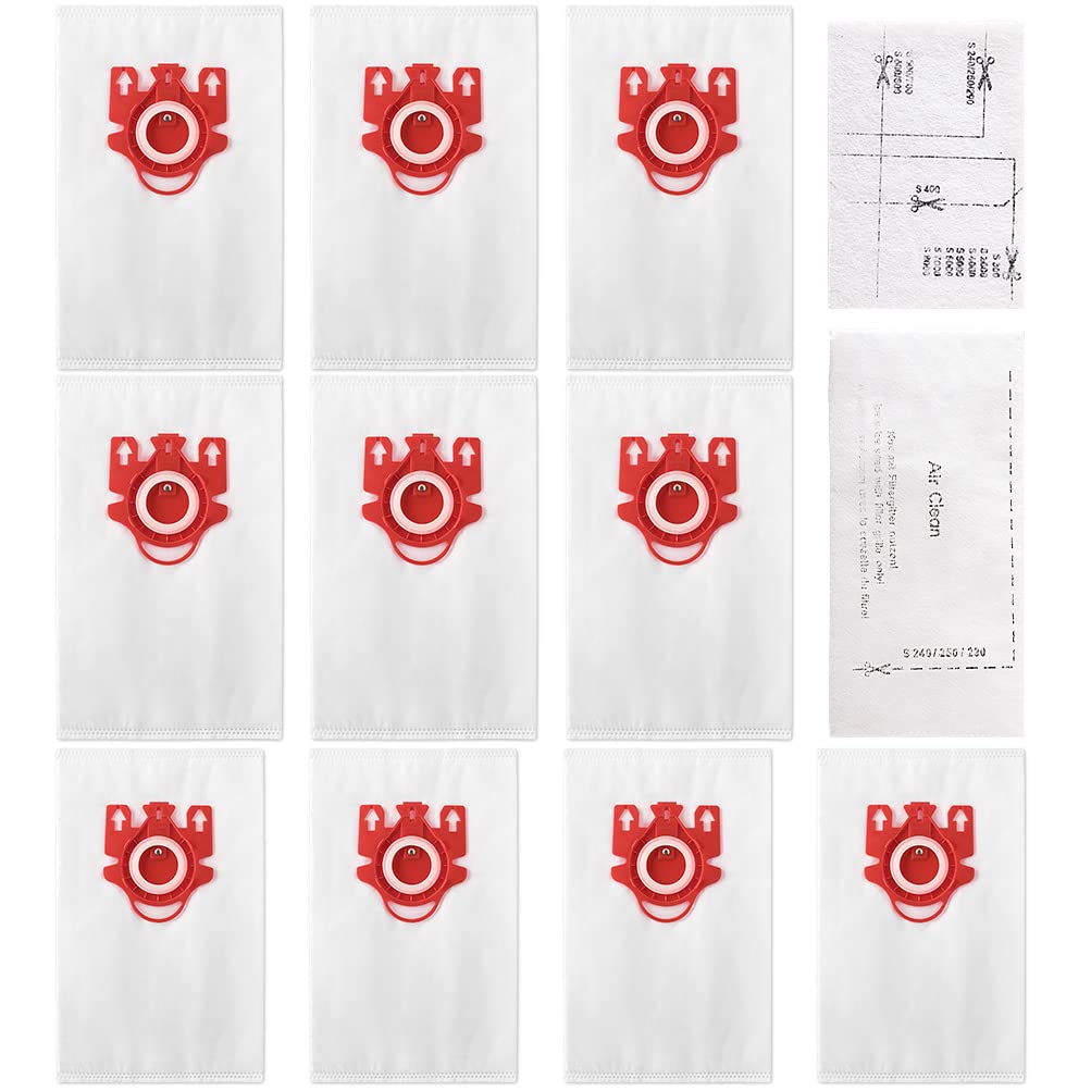 12 Pack Vacuum Cleaner Bags for F/J/M Series - High Efficiency 3D Replacement Bags Compatible with Model 9917710 - Perfect for Home, Office, and Pet Hair Cleaning