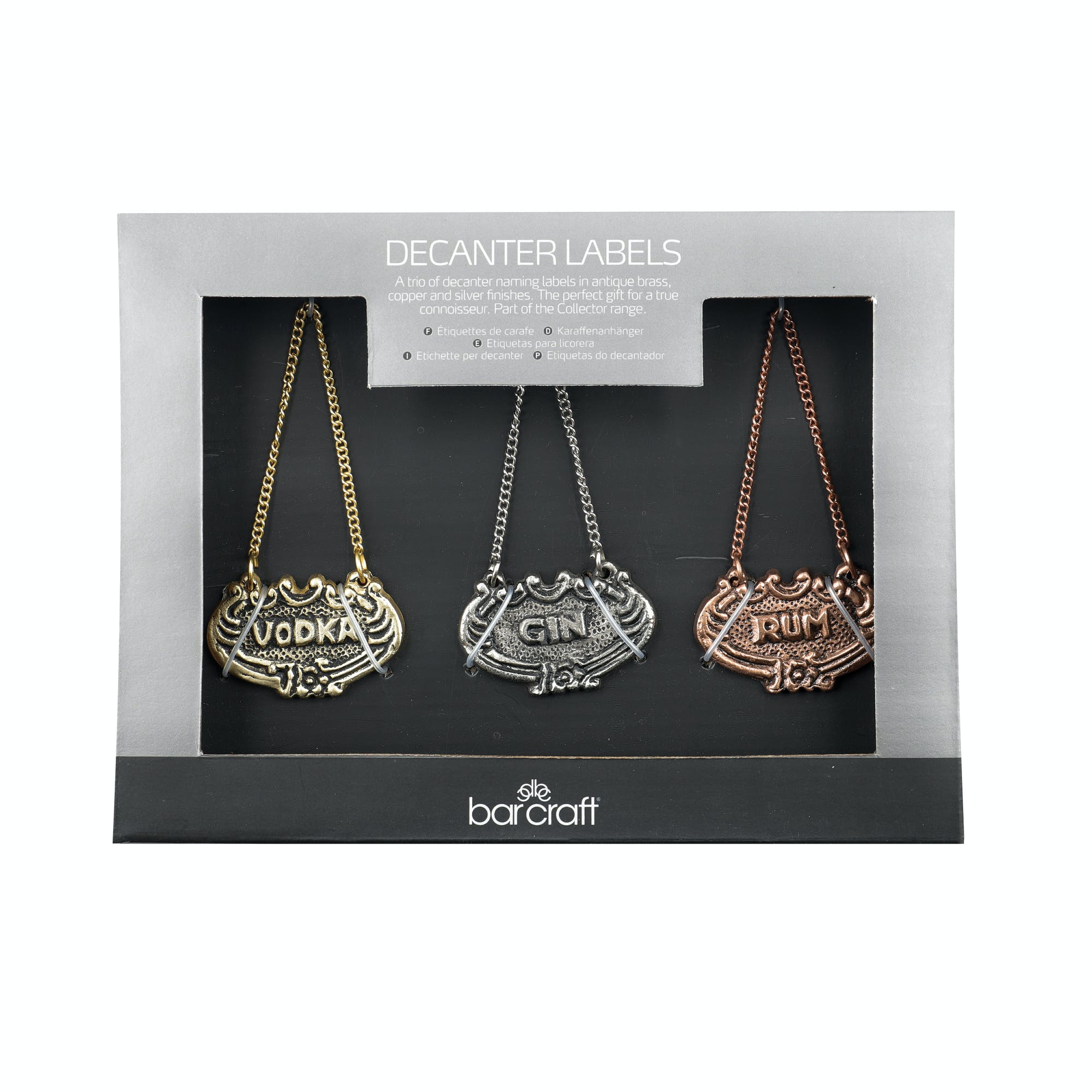 Premium Wine Decanter Labels Set - Elegant Gift Box for Wine Bottles & Decanters - Perfect for Weddings, Parties & Wine Tasting Events