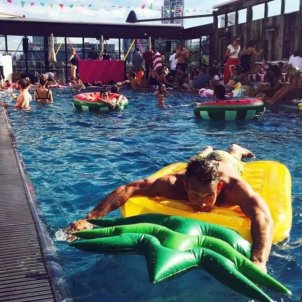 Best Inflatable Pool Floats for Kids & Adults - Giant Water Pineapple Pool Float for Swimming, Lakes & Beach - Fun Summer Pool Party Accessories