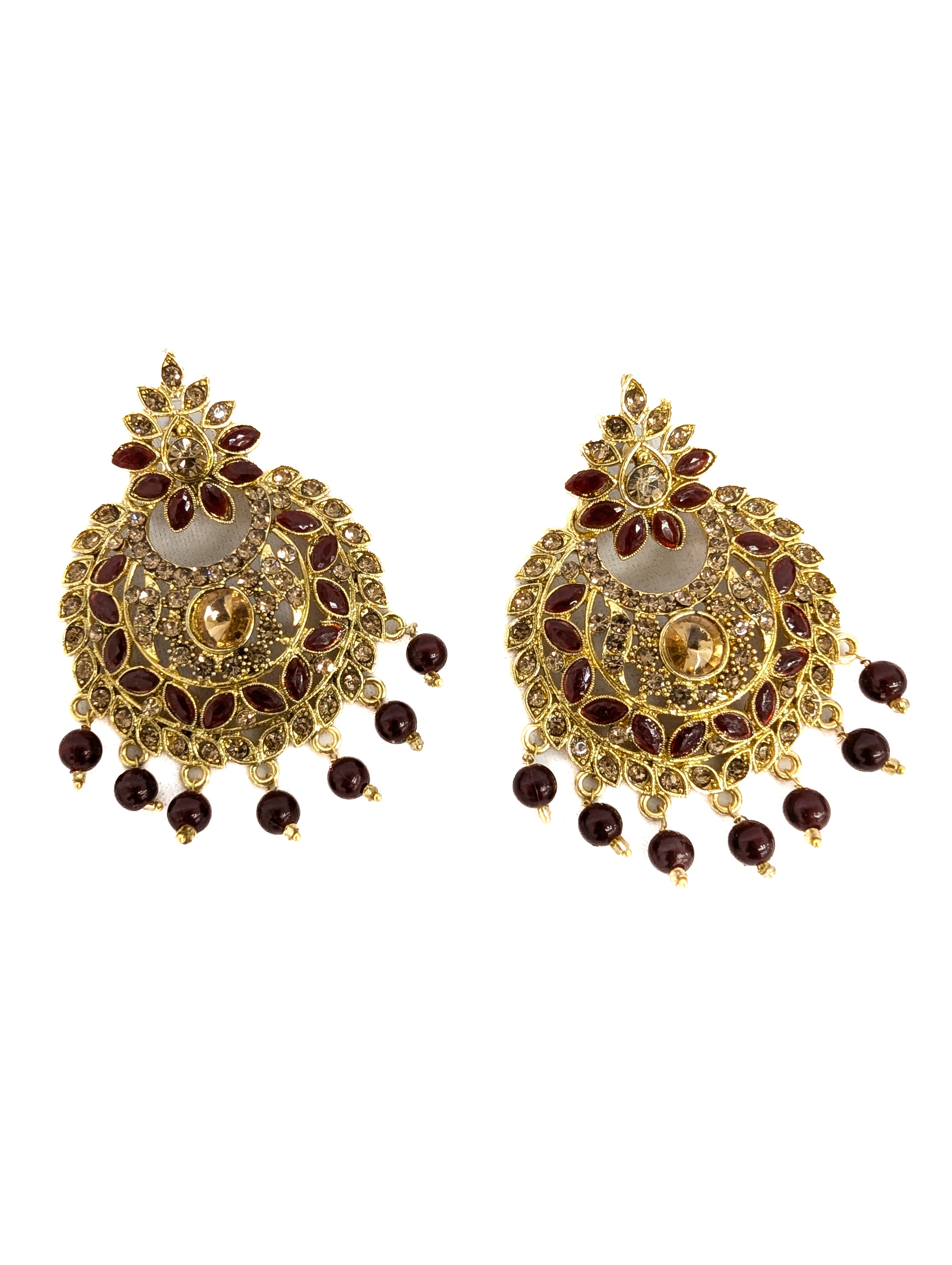 KANIKA STONE EARRINGS - Handmade Boho Jewelry for Women, Natural Gemstone Dangle Earrings for Casual Wear & Special Occasions