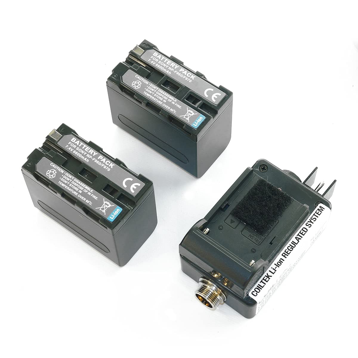 Lithium-Ion Switchable Regulator Kit with 2 Rechargeable Batteries - Perfect for DIY Electronics, Solar Projects, and Portable Power Solutions