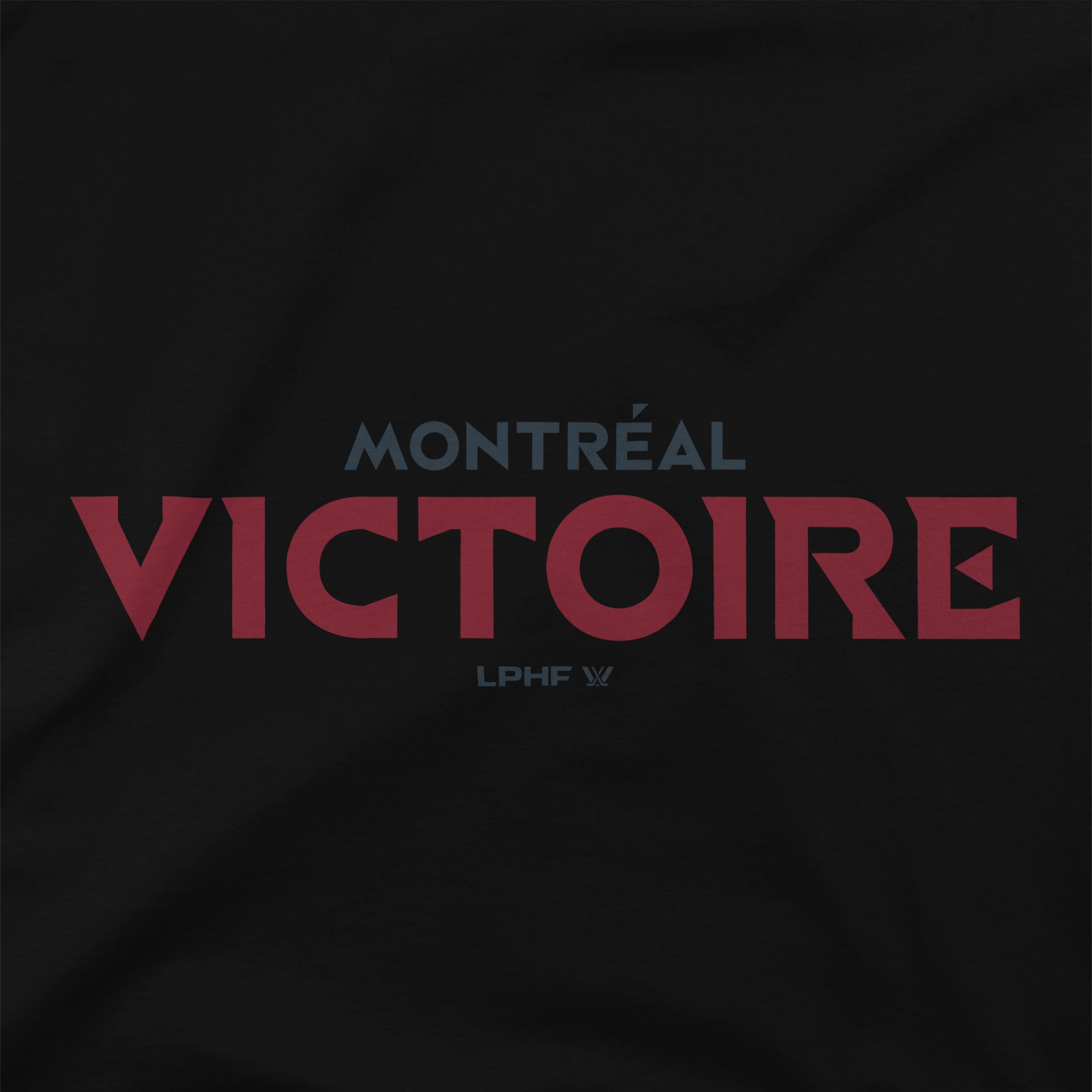 Montreal Victoire Unisex Wordmark T-Shirt - Comfortable Cotton Casual Tee for Men & Women | Perfect for Stadium Games, Concerts & Everyday Wear