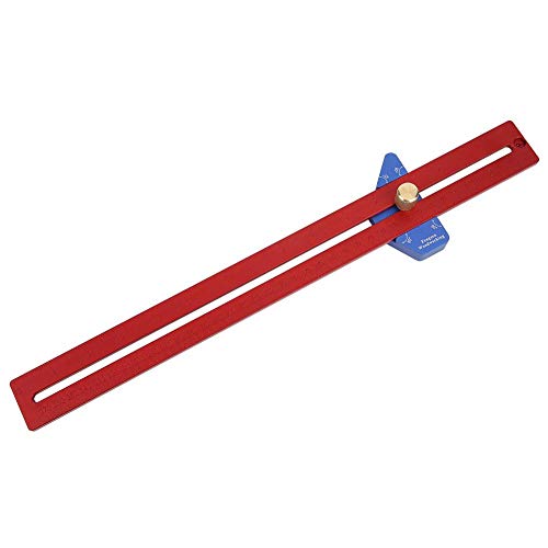 High Precision Aluminum Saw Slot Adjuster & Woodworking Ruler - Professional Carpentry Measuring Tool for Carpenters | Perfect for Woodworking Projects, DIY Home Improvement & Workshop Use