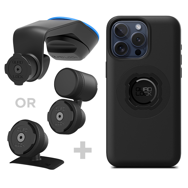 Premium Car Kits for iPhone - Durable Car Mount, Charger & Organizer Set - Perfect for Commuting, Road Trips & Hands-Free Driving