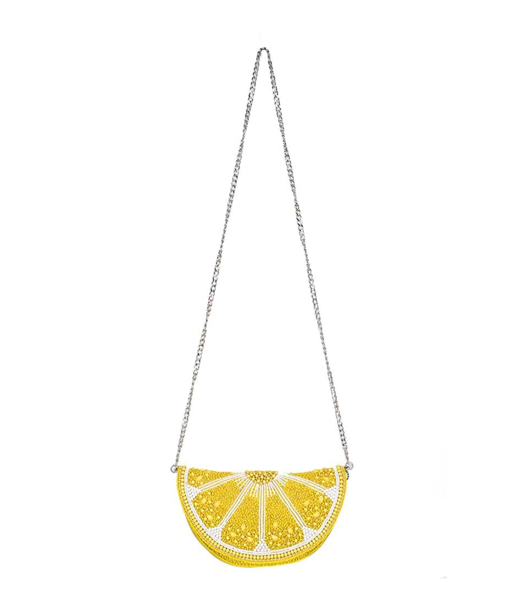 Mary Frances Tart Lemon Crossbody Bag - Stylish & Trendy Shoulder Purse for Women | Perfect for Casual Outings, Shopping & Travel