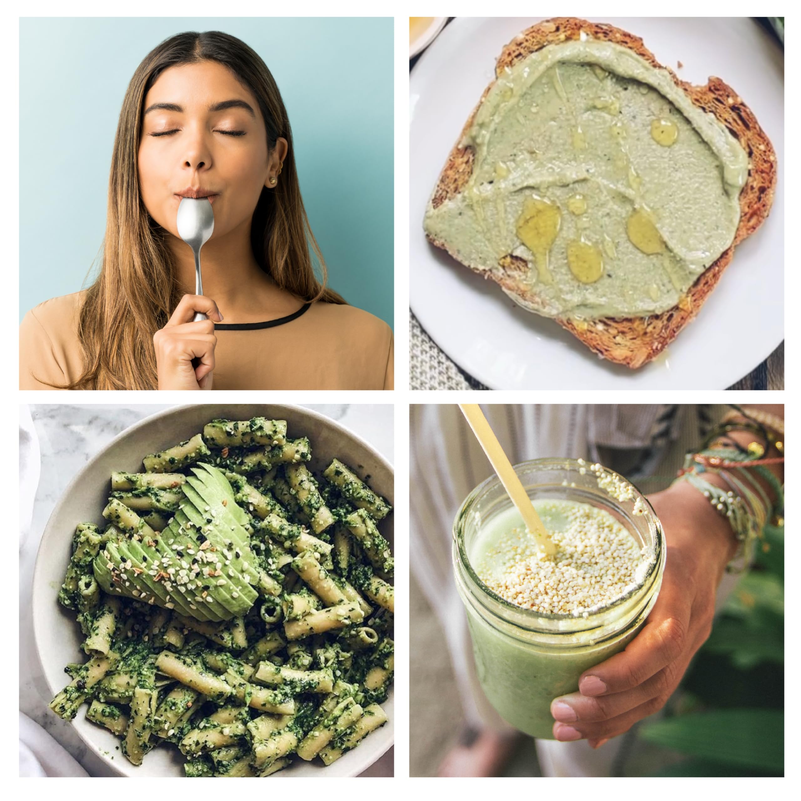 Organic Raw Hemp Seed Butter by Wilderness Poets - 64oz Half Gallon Glass Jar - Vegan, Gluten-Free, Nutrient-Rich Superfood Spread - Perfect for Smoothies, Toast & Healthy Snacking