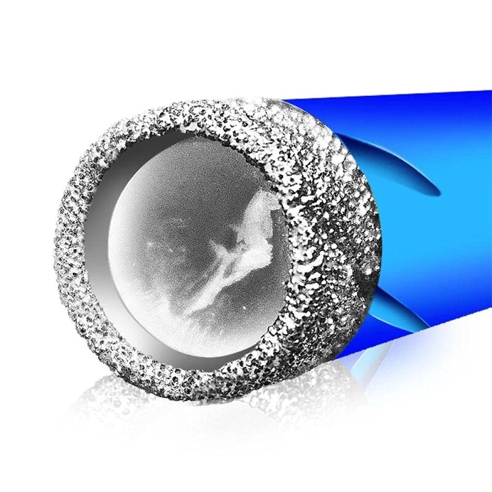 Durable Diamond Coated Core Drill Bit - 12mm for Dry Drilling Glass, Marble, Granite, Quartz, Porcelain & Ceramics | Perfect for DIY Projects, Home Renovations & Professional Tile Work