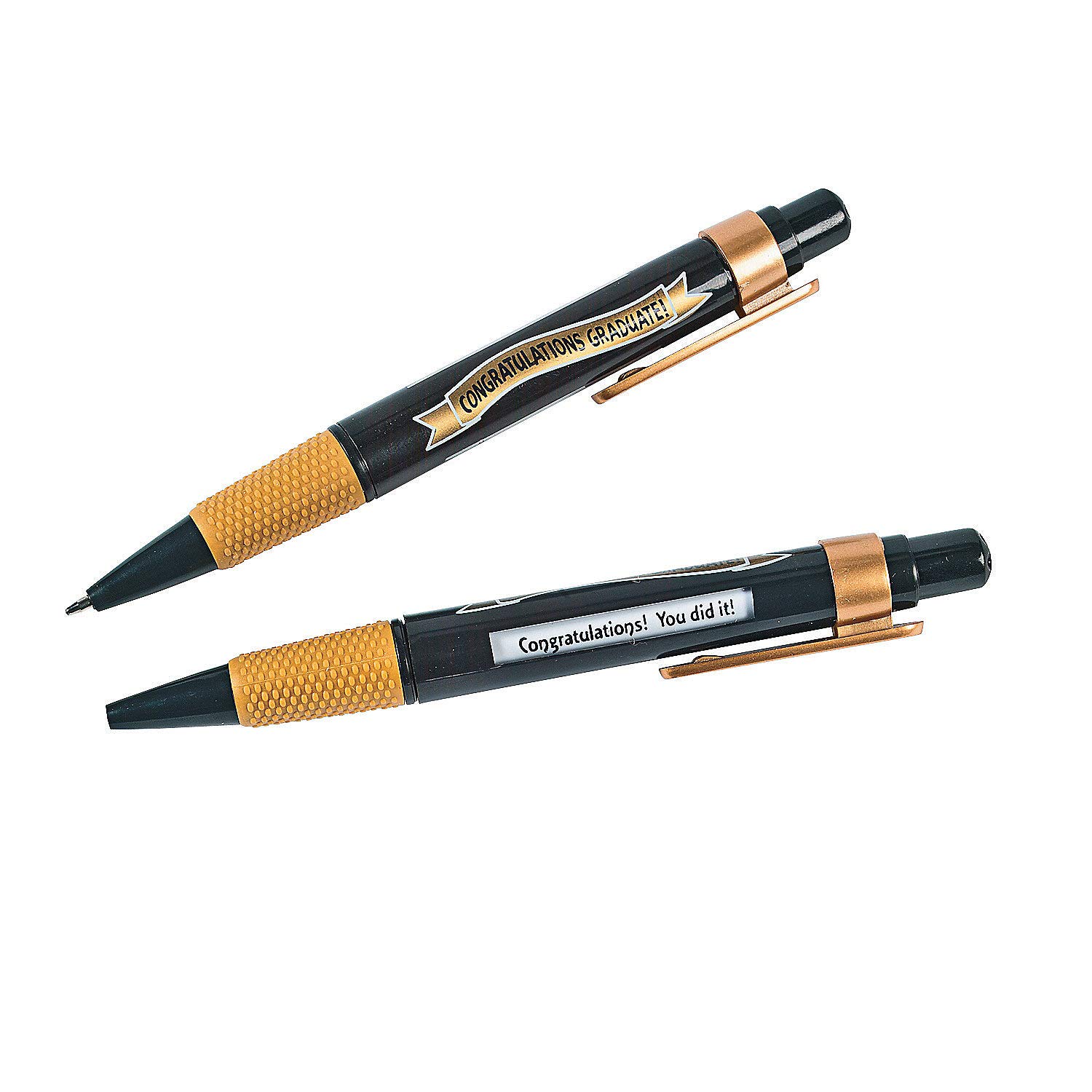 Graduation Message Pens - Set of 12 Inspirational Graduation Pens for Grad Party Favors & School Celebrations - Perfect Graduation Gifts for Students & Teachers