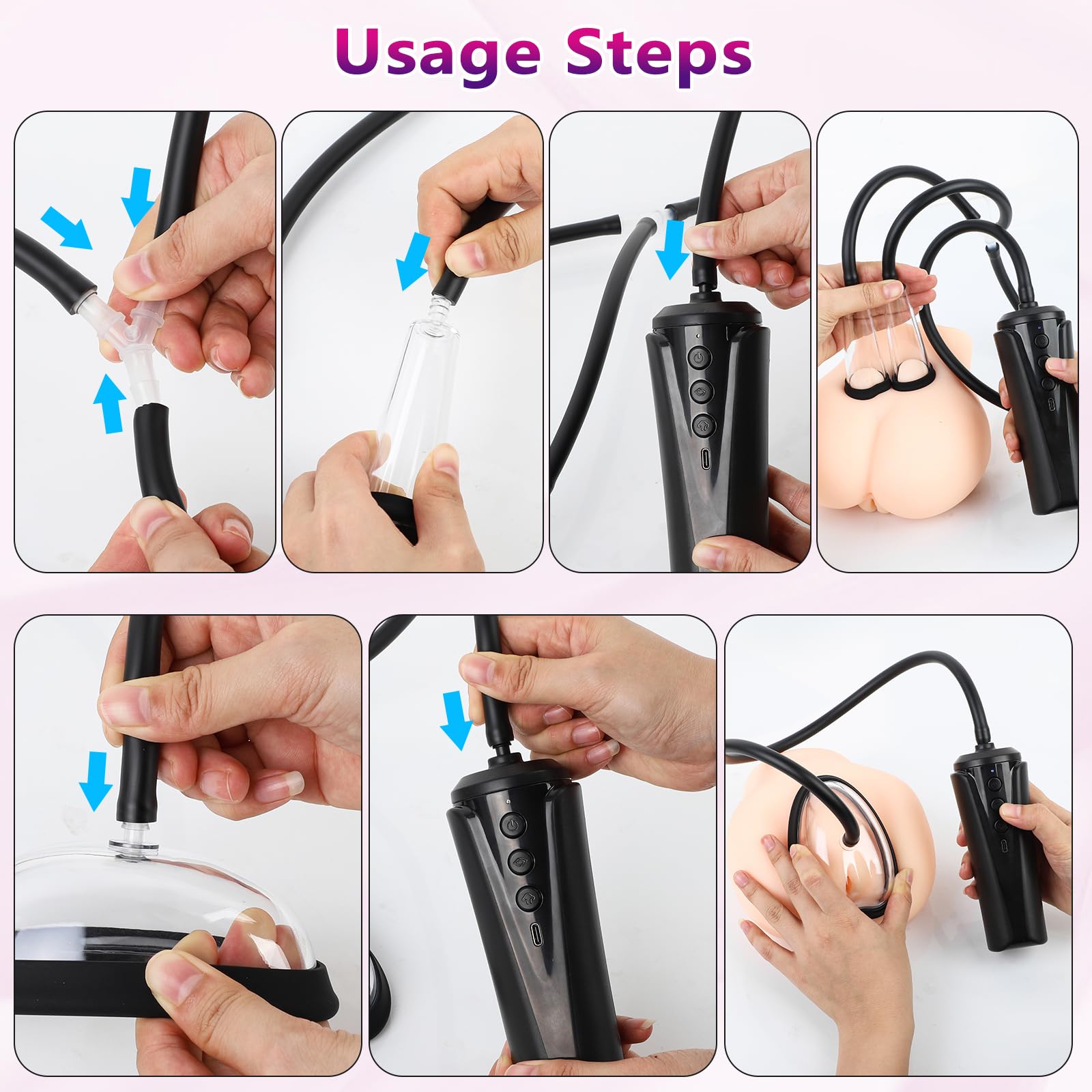 Premium Automatic Vacuum Pussy Pump for Women - 6 Powerful Modes Clitoral & Nipple Suction Stimulator, Female Adult Sex Toy for Enhanced Pleasure | Perfect for Couples Play, Solo Exploration & Sensual Massage