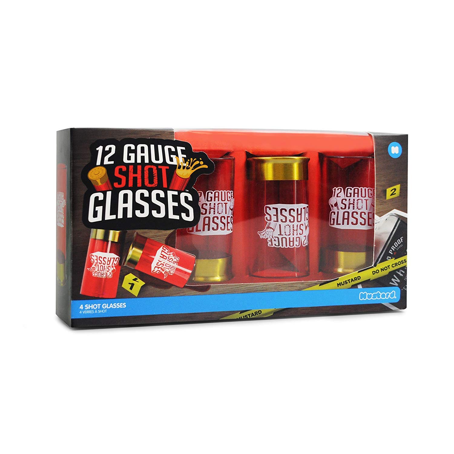 12 Gauge Red Plastic Shot Glass Shooter - Perfect for Parties, Tailgating & Hunting Trips - Fun Novelty Drinking Cup