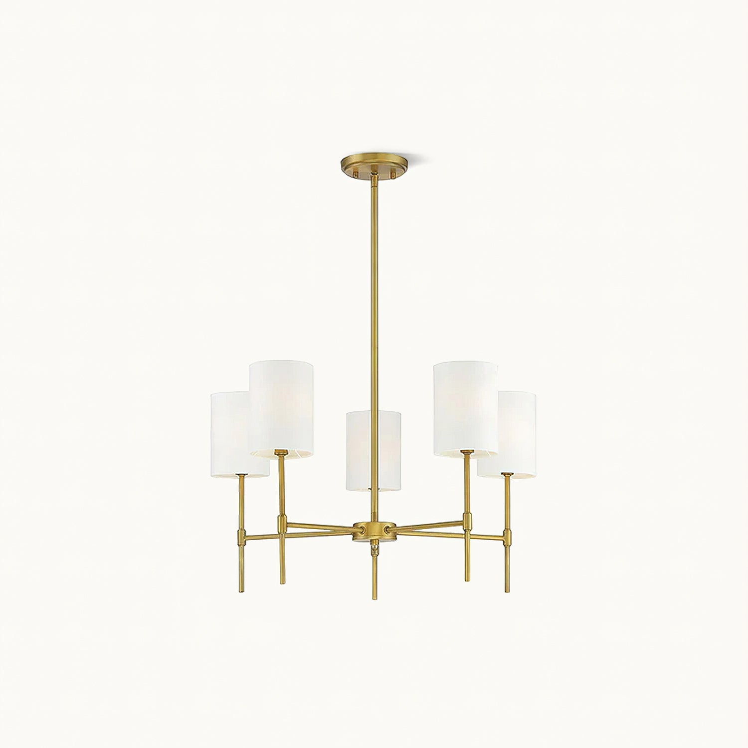 Camila Crystal Chandelier - Elegant Modern Ceiling Light Fixture for Dining Room, Living Room & Bedroom | Perfect for Home Decor & Wedding Events