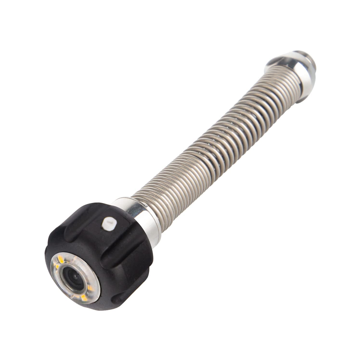 0.9 Inch/23mm Self-Leveling Sewer Camera Head with Wheels & Protective Cover - Industrial Drain Pipe Endoscope Accessories for Plumbing, HVAC & Municipal Maintenance Inspections