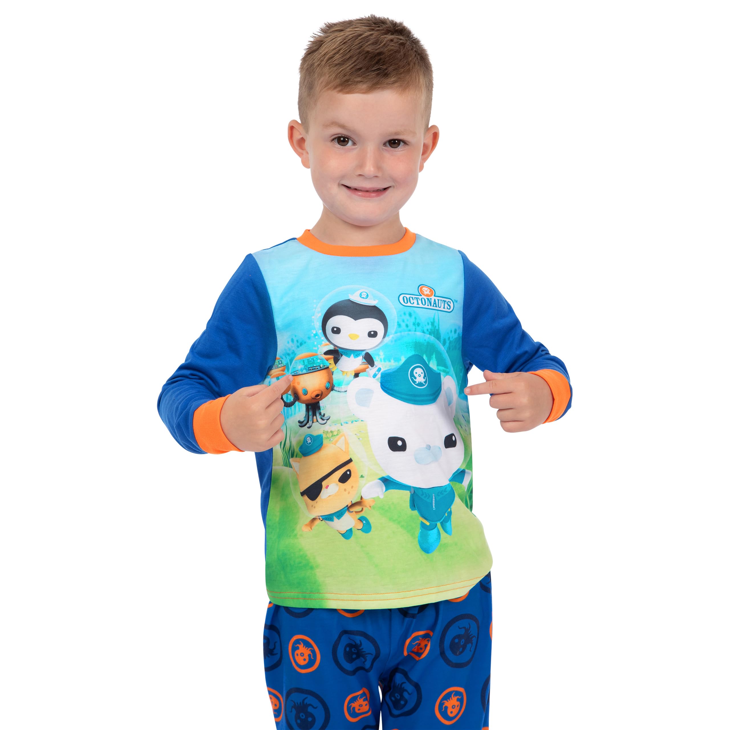 Octonauts Pajamas for Boys - 2-Piece Kids' Pajama Set with Fun Character Prints | Soft & Comfortable Sleepwear for Bedtime & Lounging