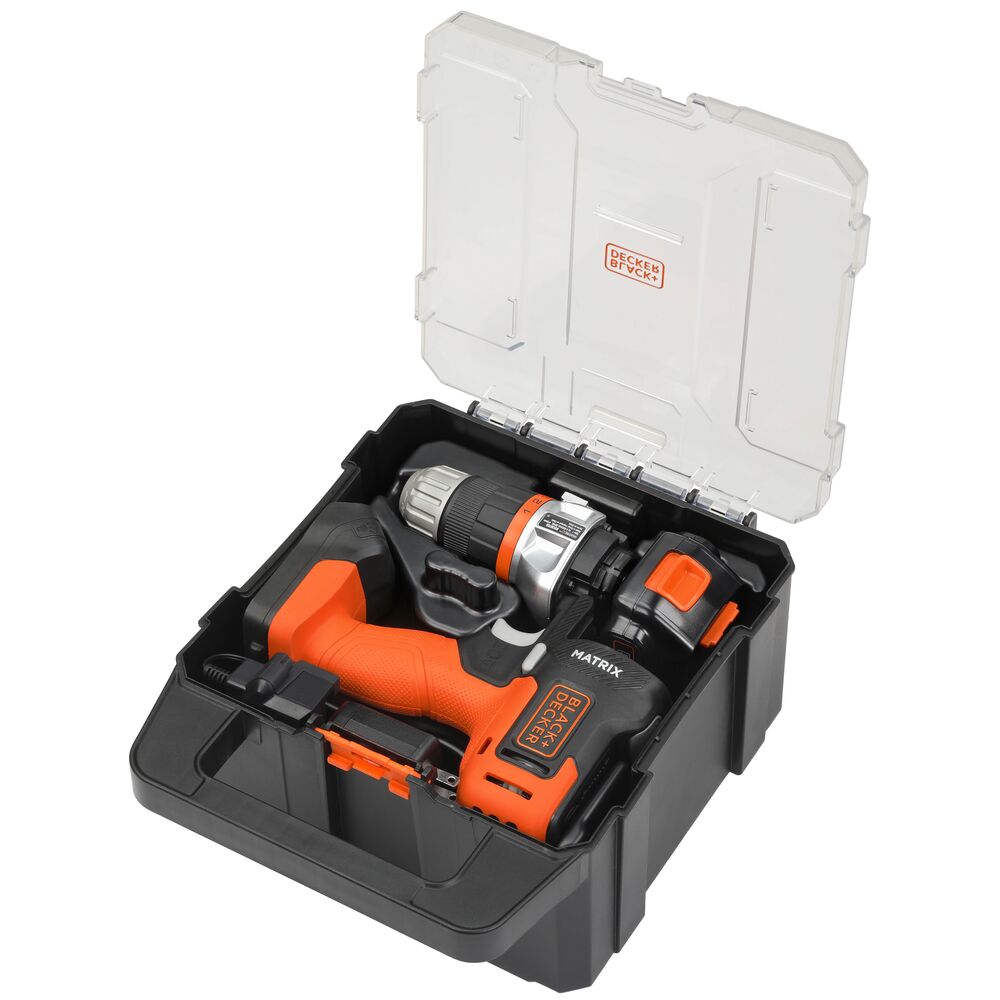 MATRIX™ 20V MAX* Cordless Drill and Jig Saw Combo Kit with Battery, Charger & Storage Case - Perfect for DIY Home Projects, Woodworking, and Professional Construction Work
