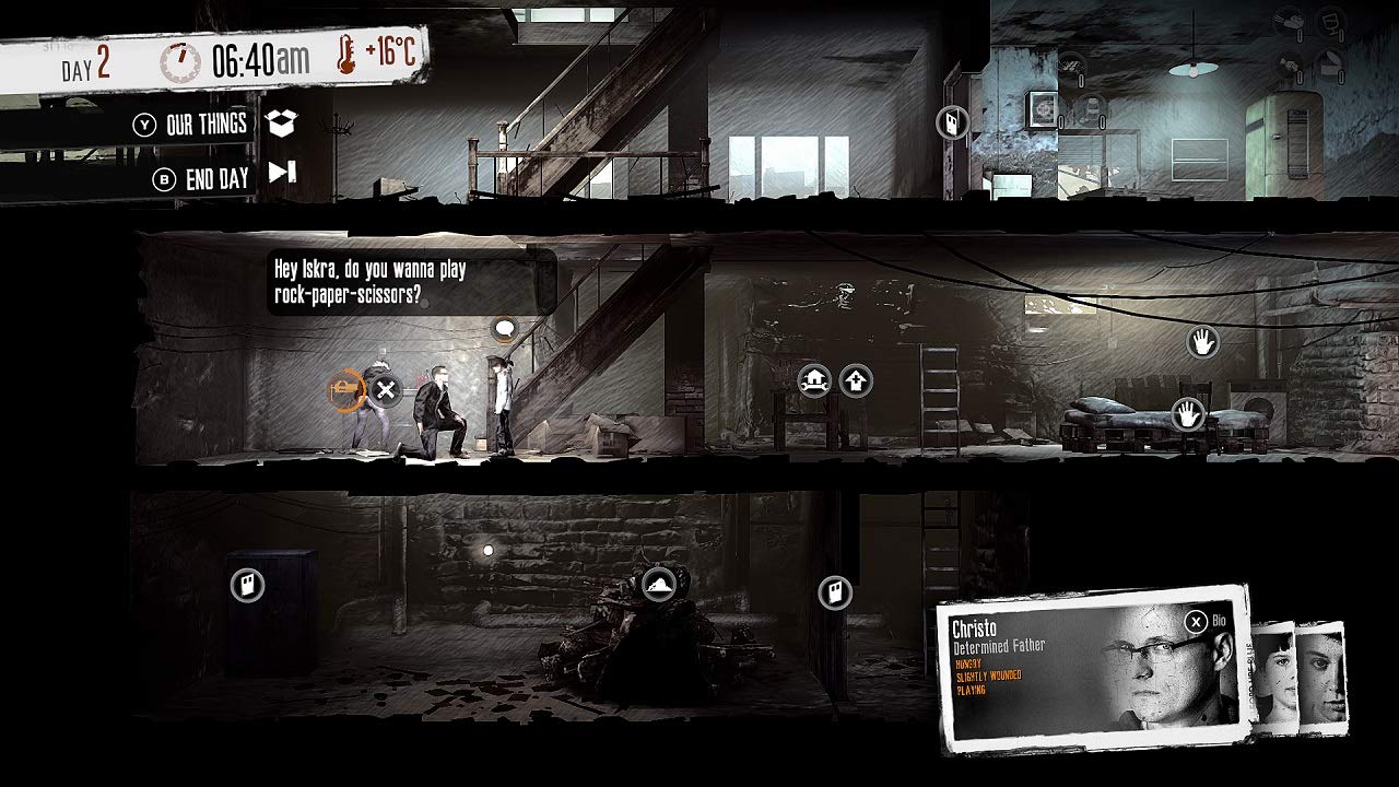 This War of Mine Complete Edition for Nintendo Switch - Survival War Game with Emotional Storyline - Perfect for Home Gaming & Travel Entertainment