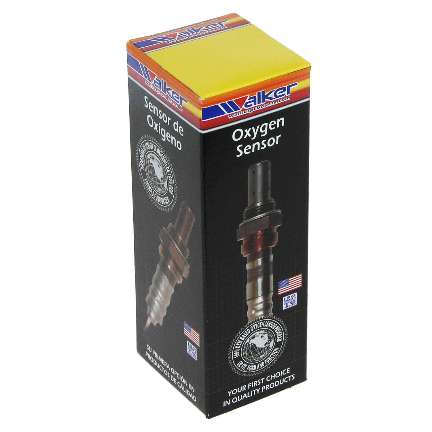 Walker Products 250-23075 3-Wire Oxygen Sensor - Universal Fit for Cars & Trucks - High Performance O2 Sensor for Improved Fuel Efficiency & Emissions - Perfect for Engine Tuning & Maintenance