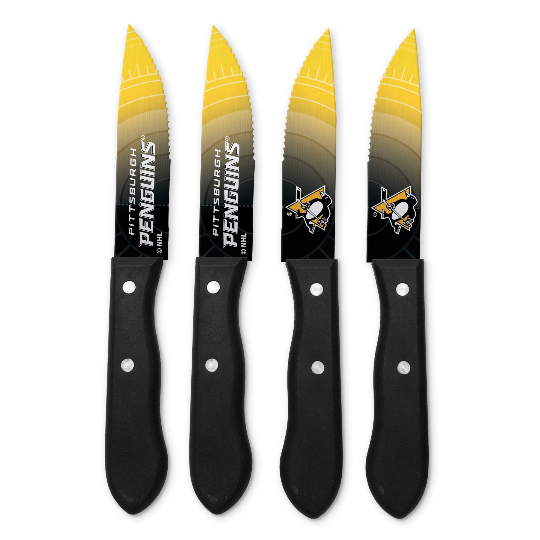 Premium NHL-Themed Steak Knives Set - Unisex Stainless Steel Steak Knives for Sports Fans - Perfect for Game Day BBQs, Tailgating & Sports-Themed Dinner Parties