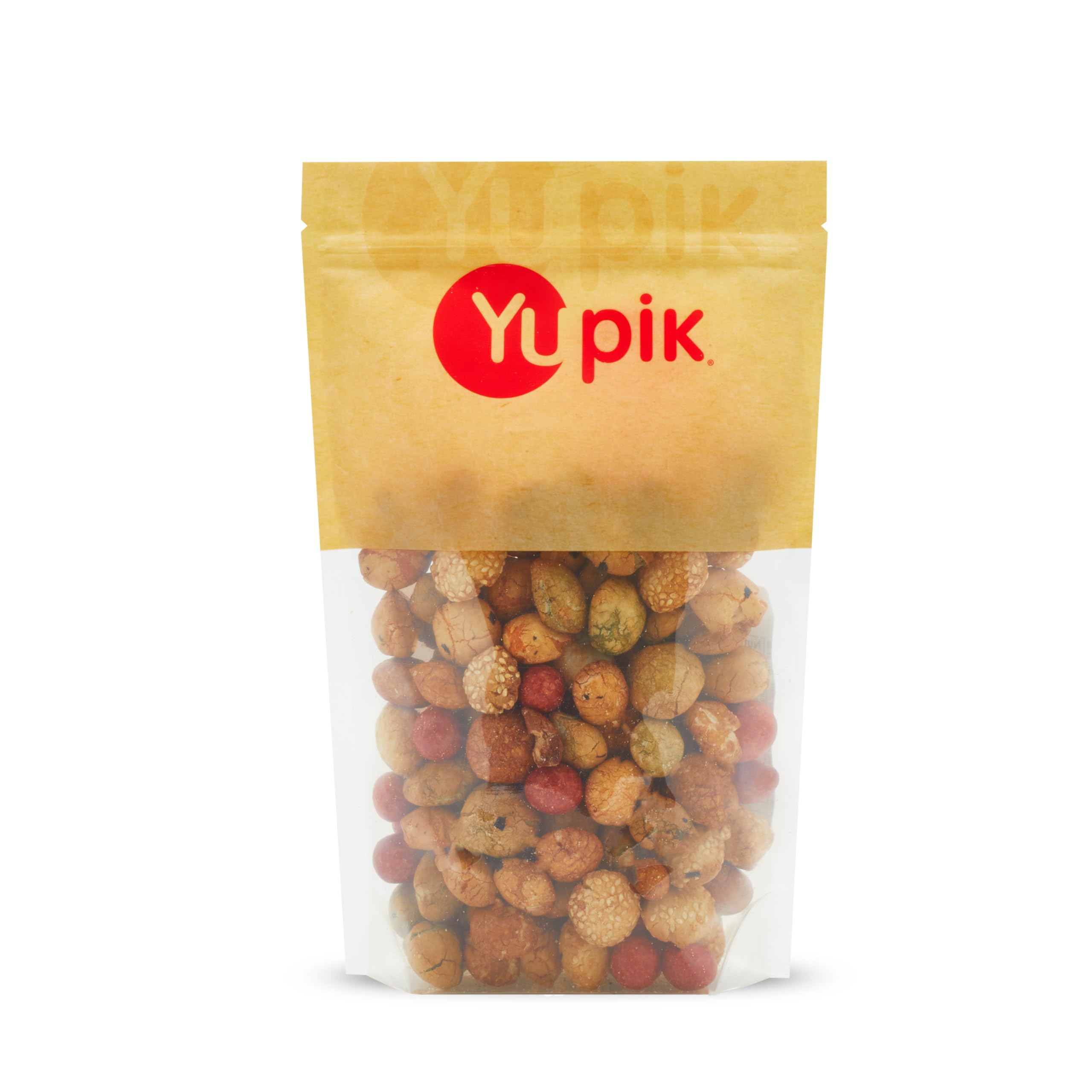 Yupik Japan Mix 450g - Non-GMO, Cholesterol Free Snack Mix with Crackers & Coated Peanuts | Perfect for Healthy Snacking, Salad Topping & On-the-Go Nutrition