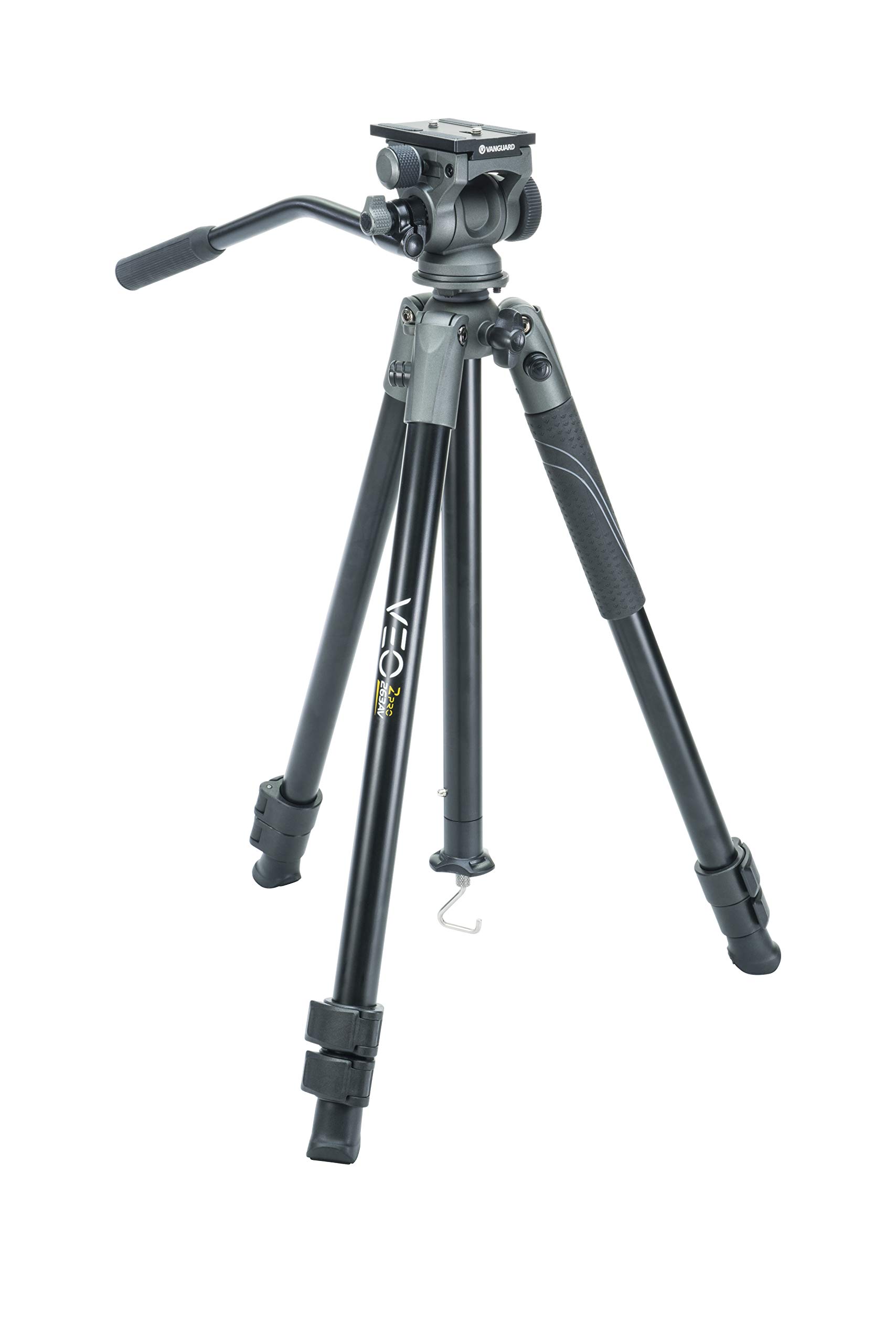 Vanguard VEO 2 PRO 263AV Lightweight Aluminum Tripod with Fluid Video Panhead - Professional Camera Support for Travel, Vlogging & Outdoor Photography