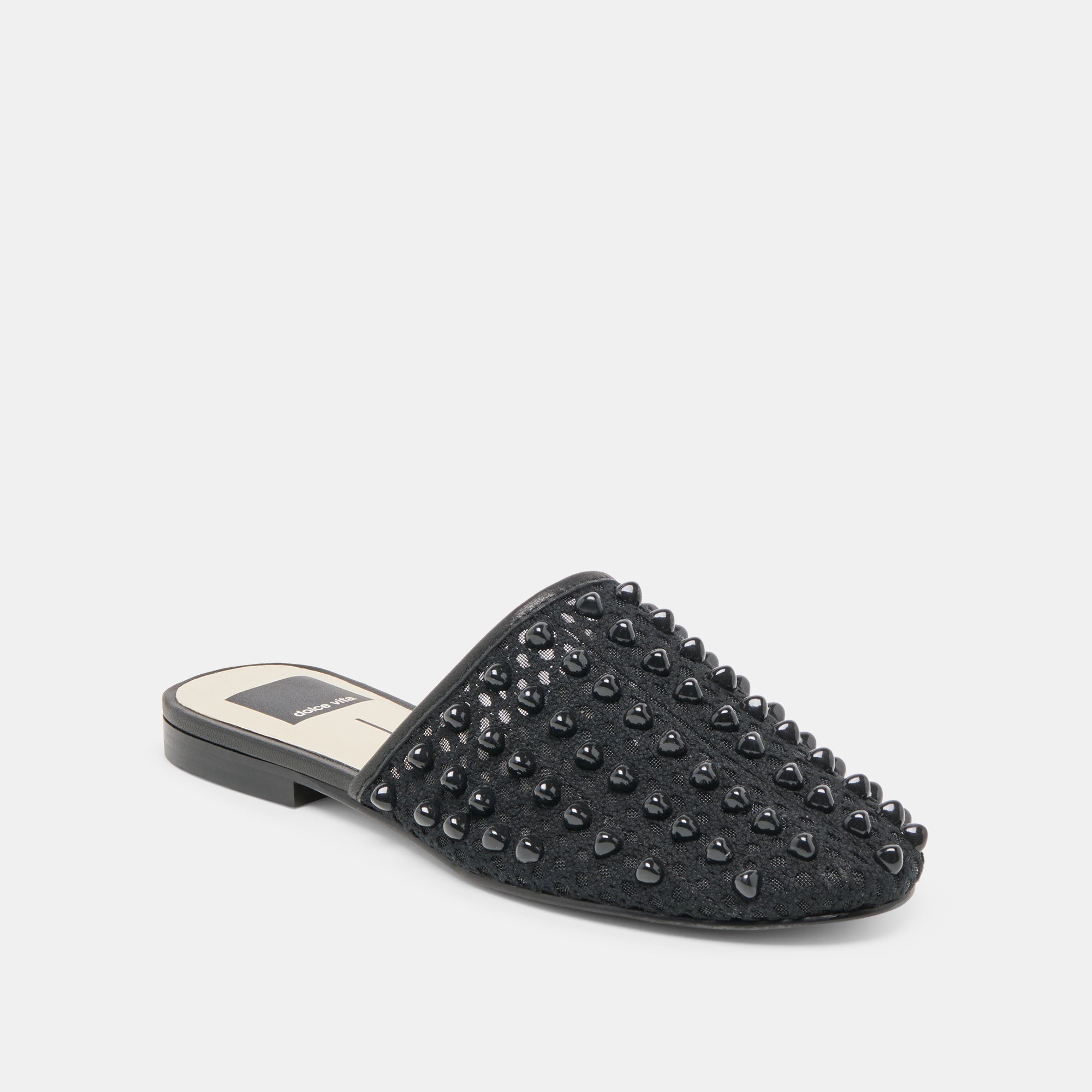 ROVA BEAD FLATS ONYX BEADED MESH - Stylish & Comfortable Women's Sandals for Casual Wear, Beach & Summer Outfits