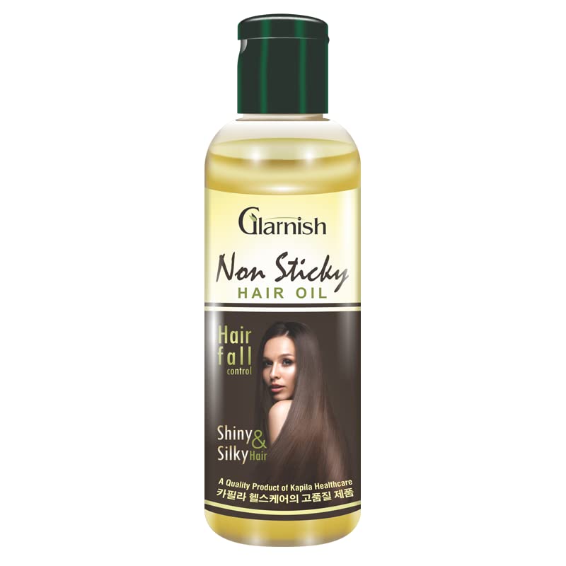 Glarnish Non-Sticky Hair Oil for Shiny Strong Hair - 100ml | Natural Hair Growth Treatment for Dry Damaged Hair | Perfect for Daily Use, Styling & Scalp Care