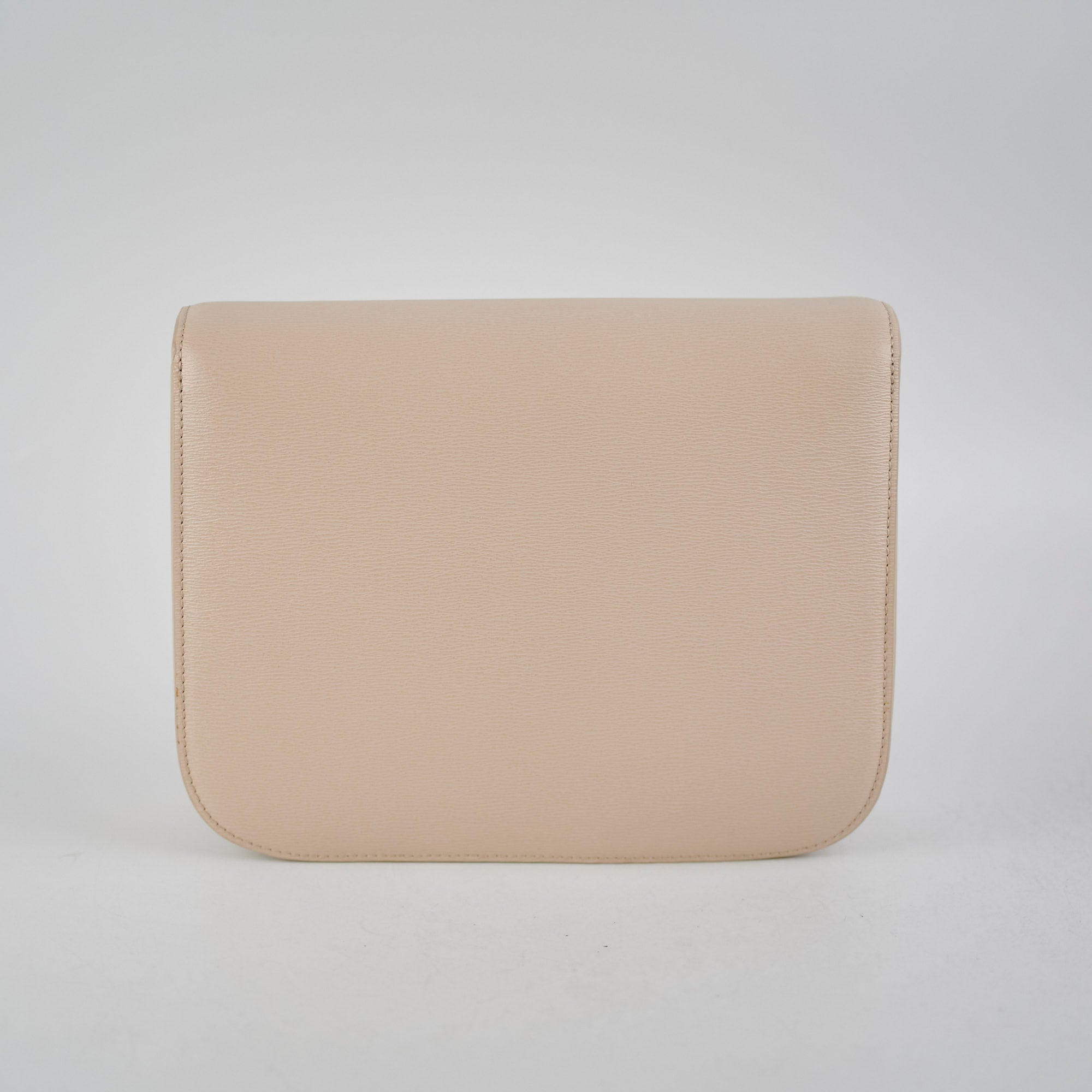 Celine Small Box Bag in Light Beige | Genuine Leather Crossbody Purse for Women | Perfect for Work, Date Night & Travel Accessories