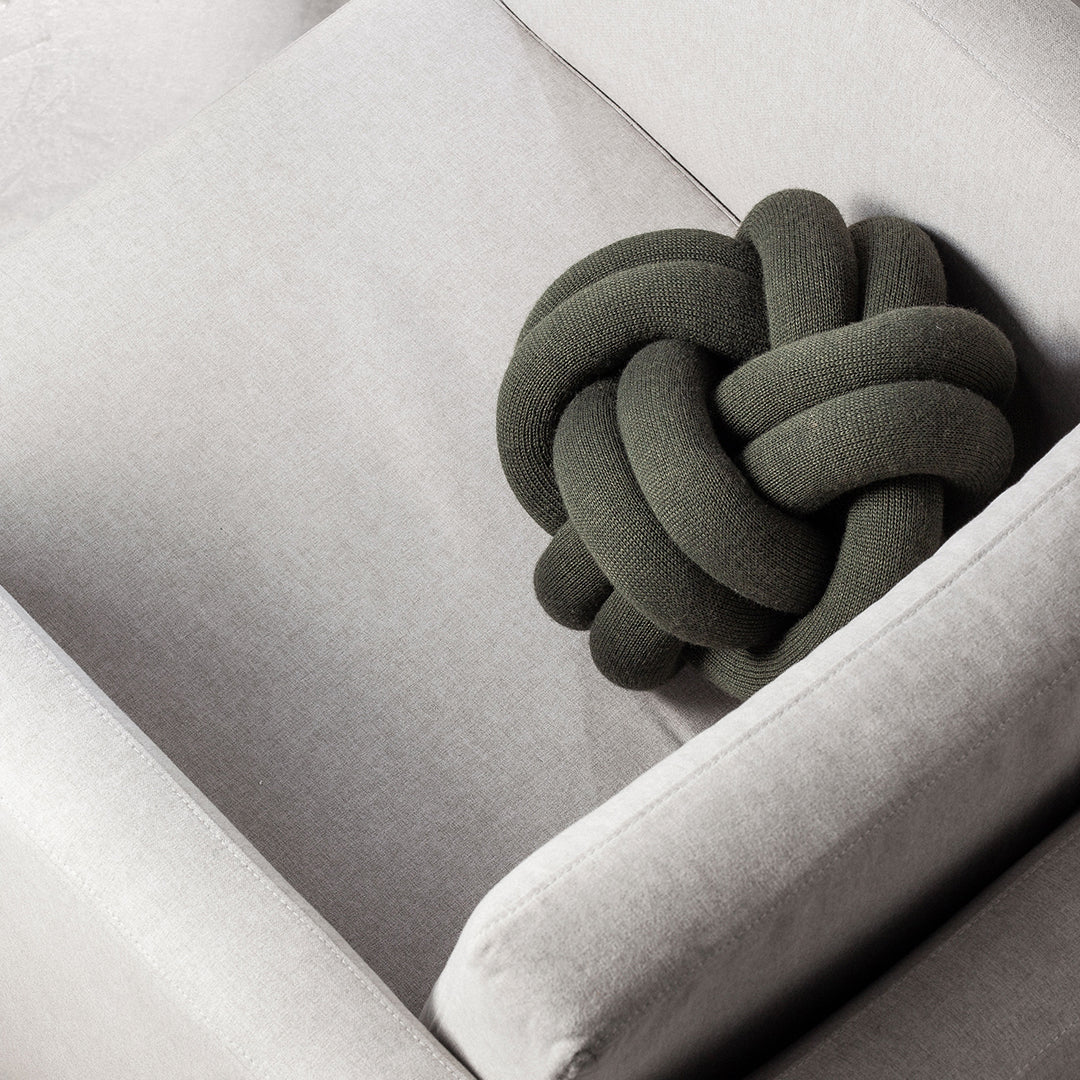 Sigurdardottir Knot Cushion - Stylish Nordic Home Decor Pillow by Design House Stockholm - Perfect for Living Room, Bedroom & Sofa