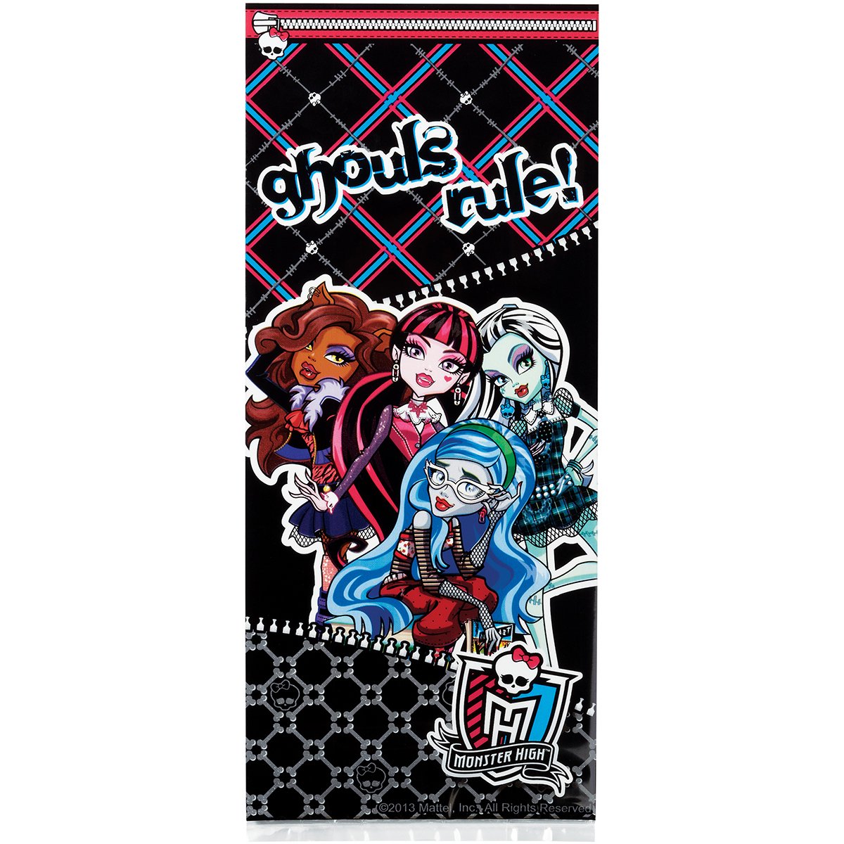 Wilton Monster High Treat Bags - Halloween Party Favors & Goodie Bags for Kids Birthday Celebrations