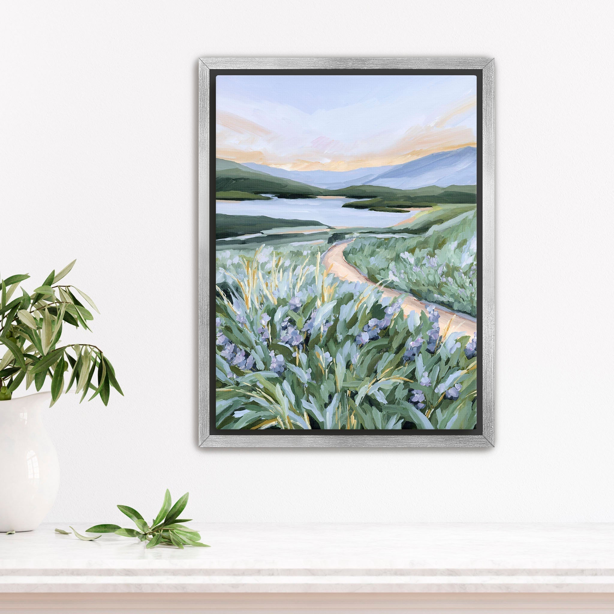 Among the Wildflowers Art Print - Vibrant Floral Wall Decor for Living Room, Bedroom & Office - Perfect Gift for Nature Lovers