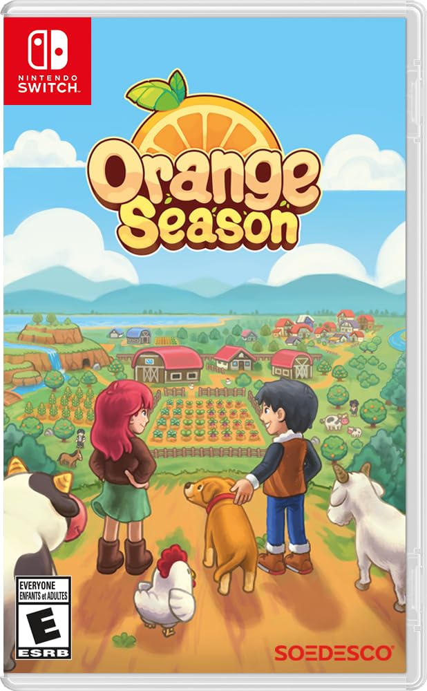 Orange Season - Farming Simulation Game for Nintendo Switch - Grow Crops, Raise Animals & Build Your Dream Farm - Perfect for Relaxing & Stress Relief Gaming