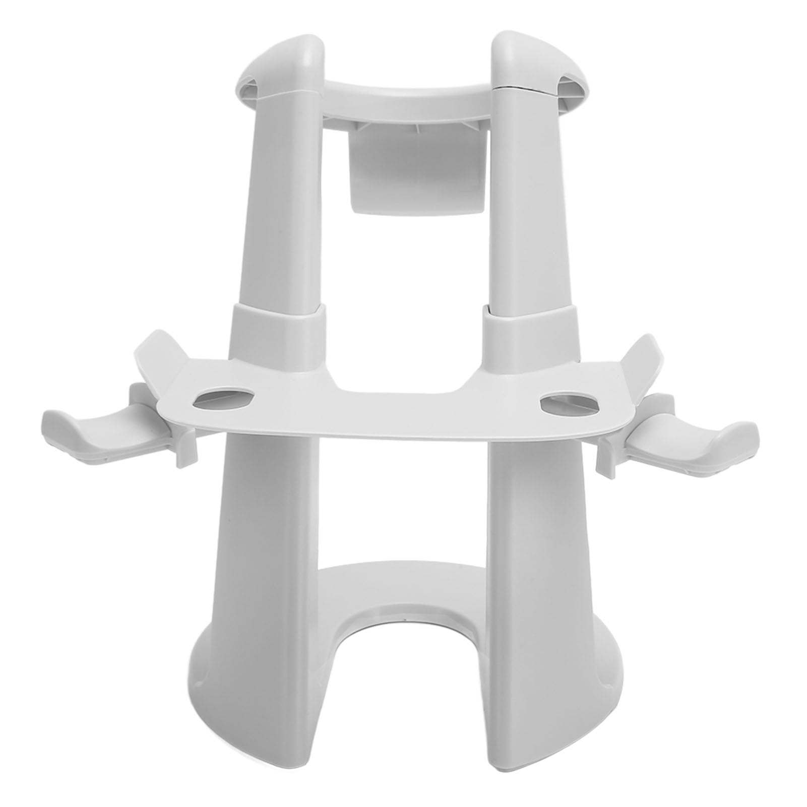 Universal VR Headset Stand for Oculus Quest 1 & 2, Rift S - Stable Round Base Design Prevents Deformation (White) - Perfect for VR Gaming Setup & Organized Storage