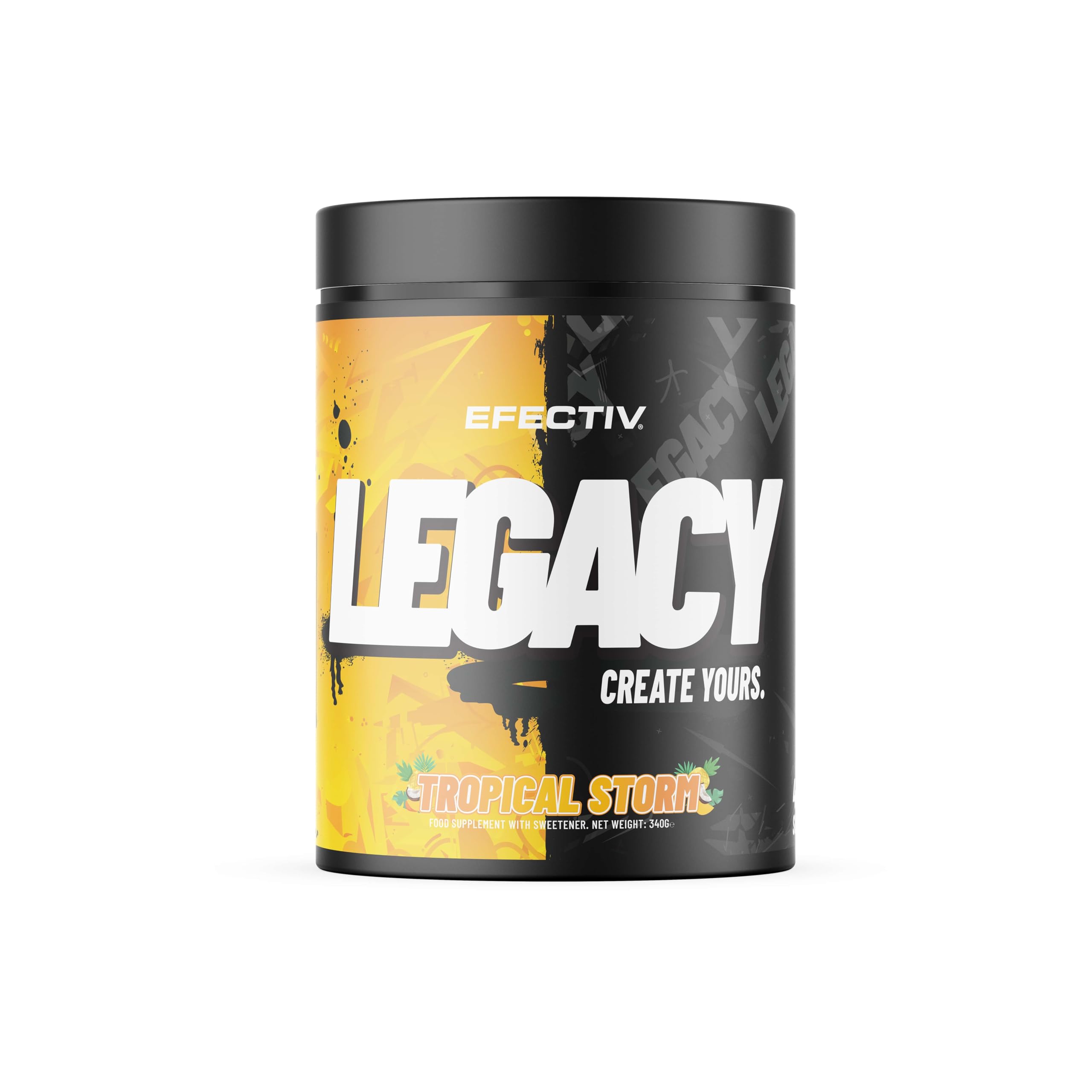 Efectiv Legacy Pre Workout Supplement - 380g Powder for Energy & Focus | Best for Gym, Bodybuilding & Fitness Training