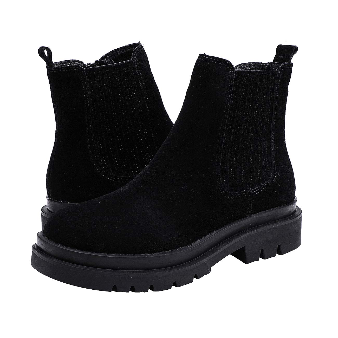 Tbrand Women's Chelsea Boots - Fashion Ankle Boots with Zipper & Platform Sole for Comfort & Style | Perfect for Casual Outfits, Workwear & Fall/Winter Fashion