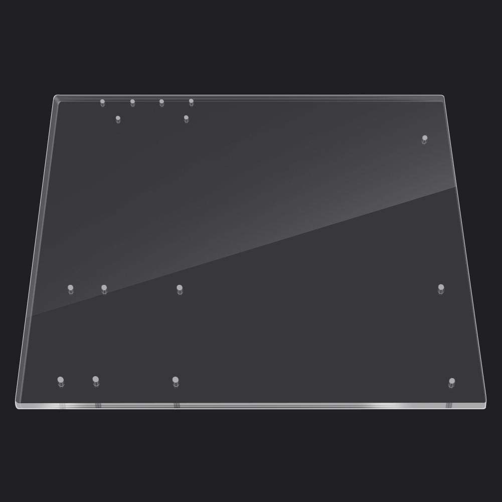 Socobeta Clear Acrylic Open Frame Computer Case - DIY M-ATX Motherboard Stand with Transparent Design for PC Builders | Perfect for Gaming Rigs, Workstations & Custom PC Setups