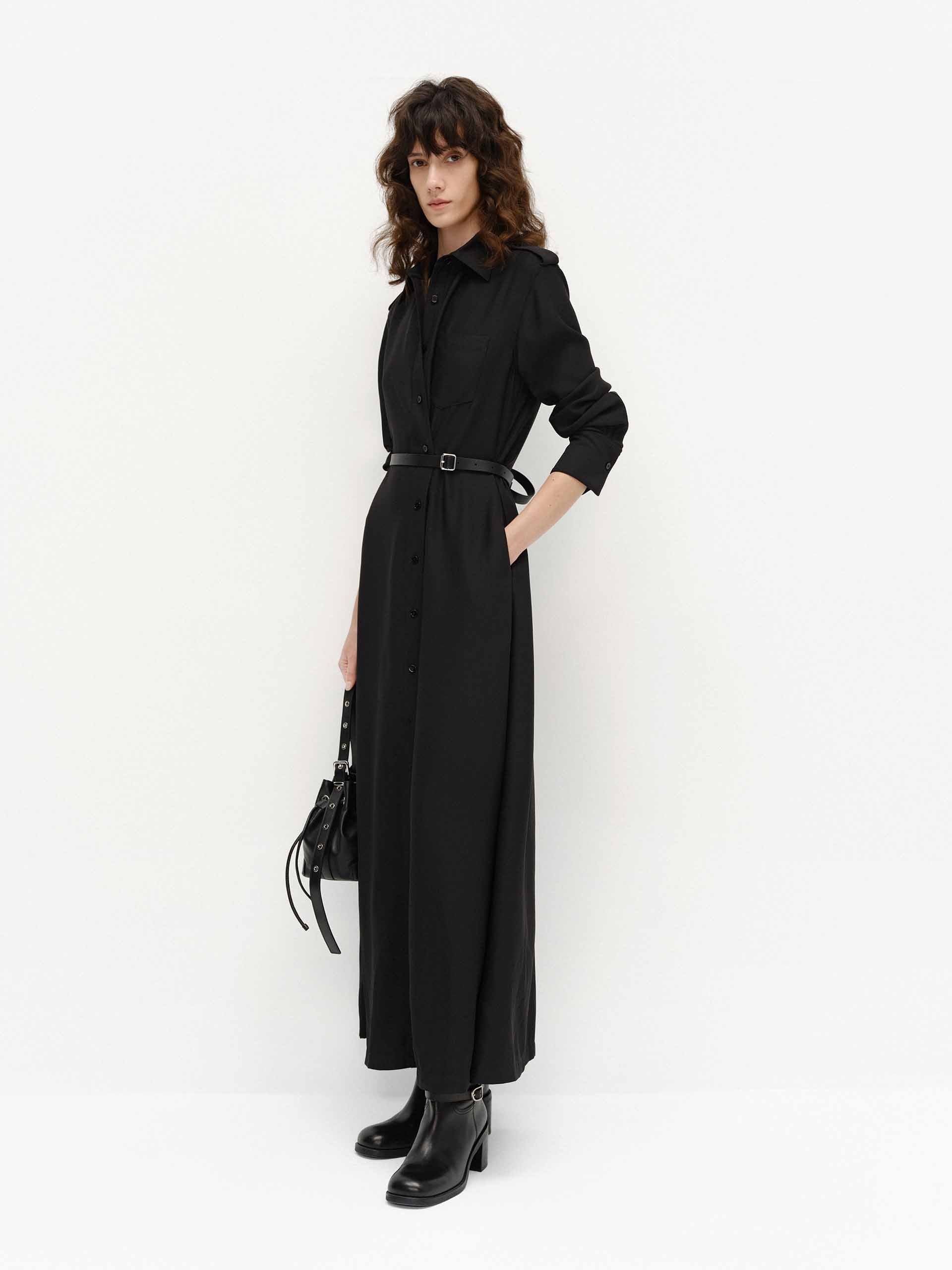Elegant Belted Maxi Dress for Women - Flowy Long Dress with Adjustable Waist - Perfect for Weddings, Parties & Summer Outings