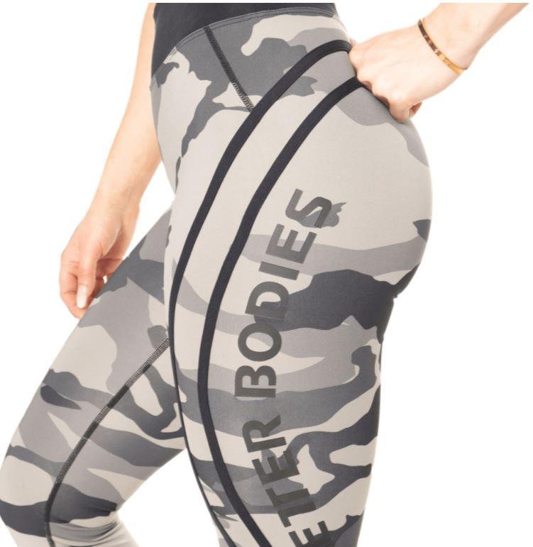 Better Bodies Camo High Tights - Tactical Camo Compression Leggings for Women | Workout, Running & Outdoor Activities