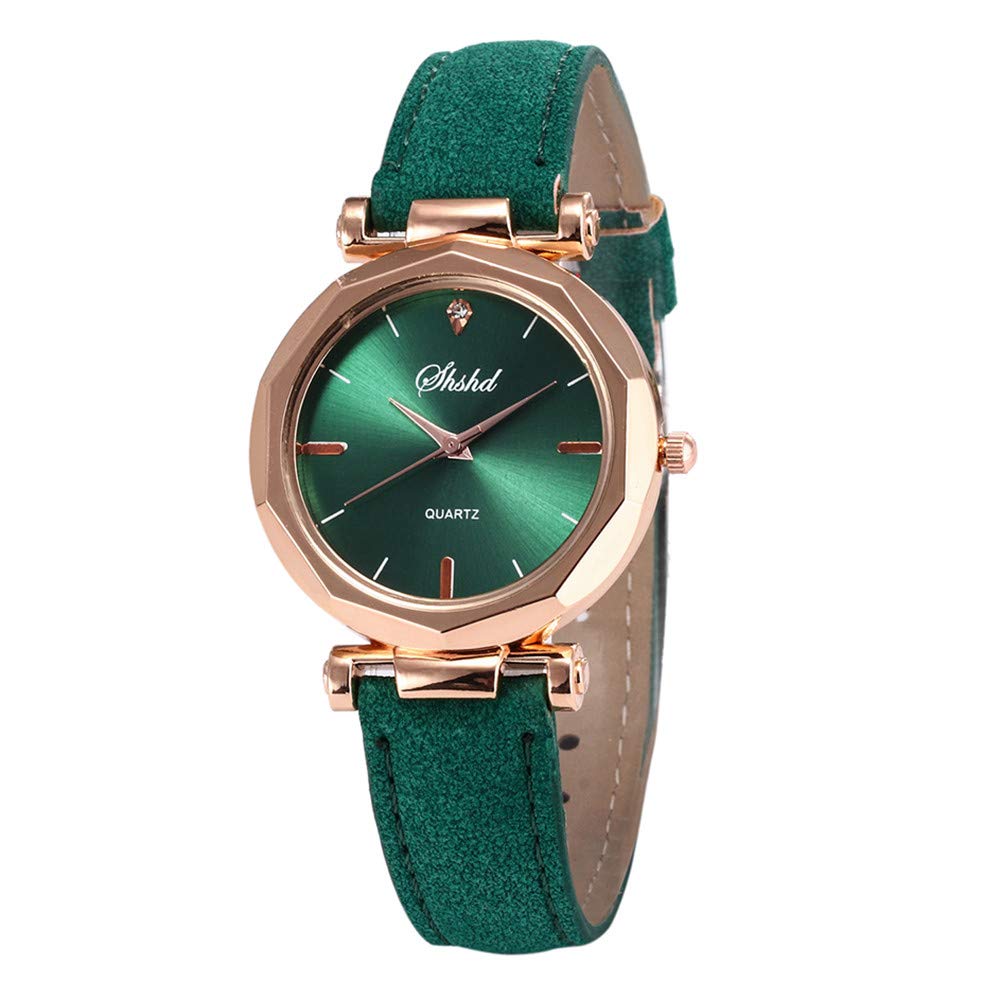 Elegant Women's Crystal Quartz Watch - Stylish PU Leather Wristwatch for Ladies | Perfect for Office, Party & Everyday Wear