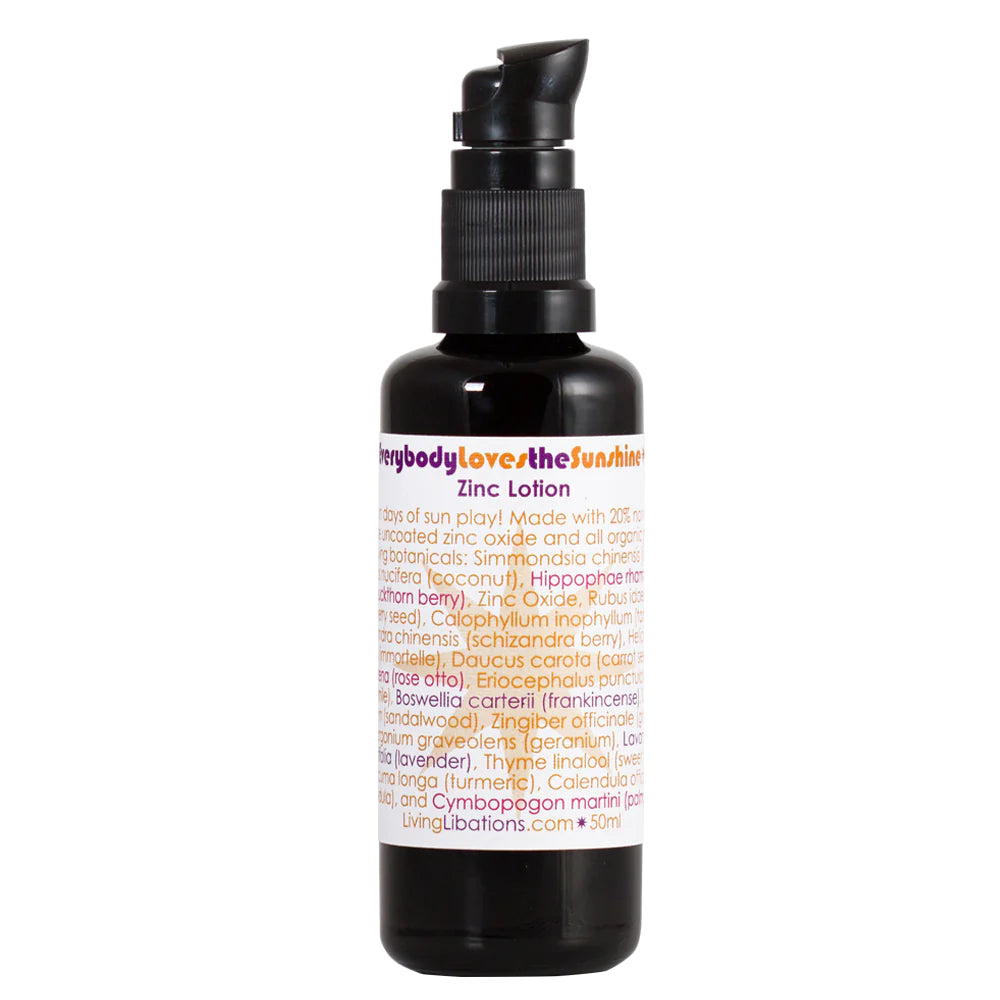 Everybody Loves the Sunshine Zinc Lotion SPF 30 - Natural Sun Protection for Face & Body | Vegan, Reef-Safe Mineral Sunscreen for Outdoor Activities, Beach & Daily Use
