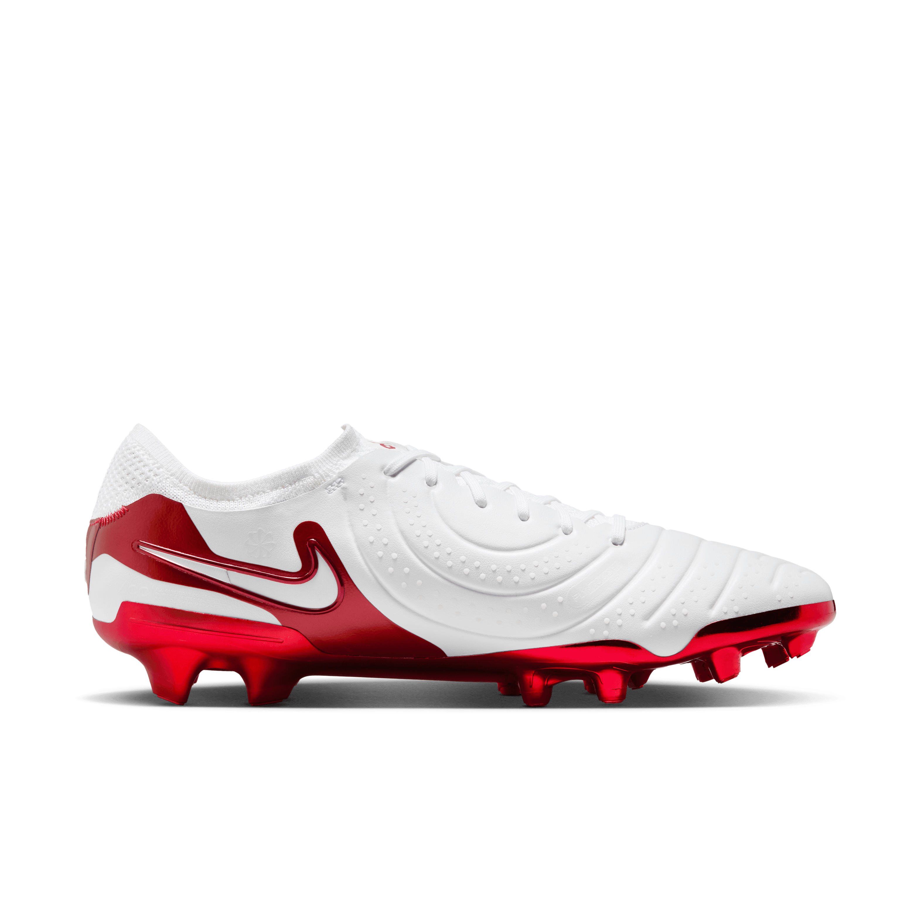 Nike Tiempo Legend 10 Elite LV8 FG Soccer Cleats - White/Multi-Color Football Shoes for Men | Perfect for Professional Matches & Training Sessions
