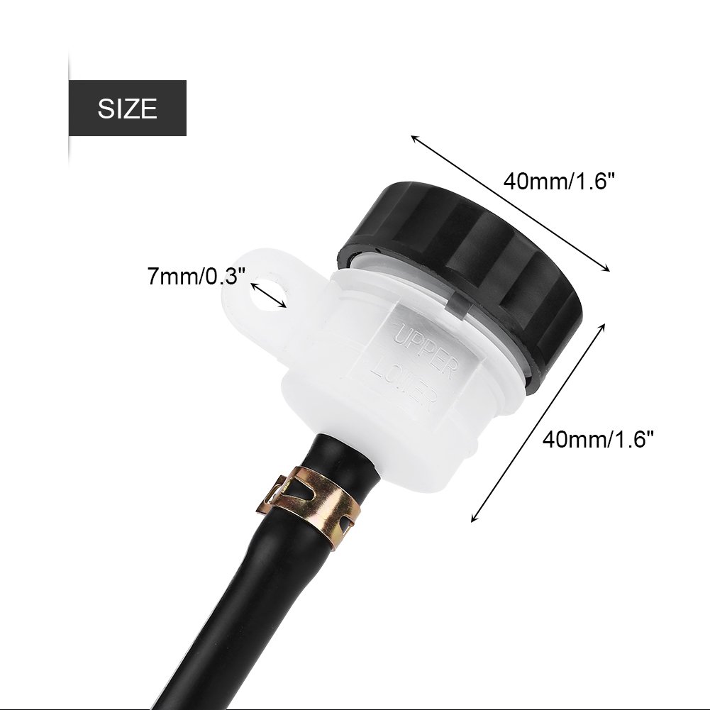 Universal Motorcycle Brake Master Cylinder Pump with Reservoir - for Dirt Bike & ATV Riding