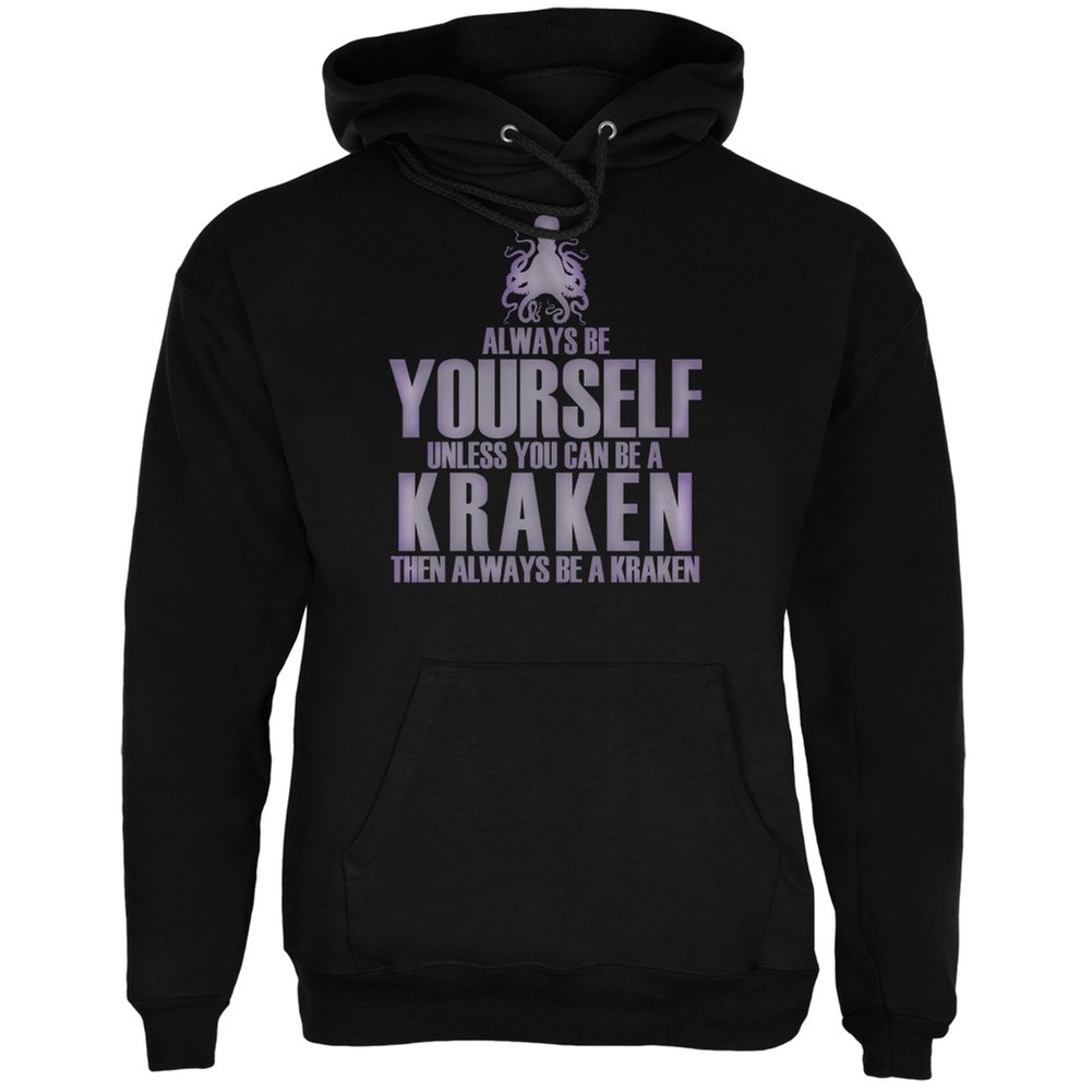 Kraken Black Adult Hoodie - Soft & Comfortable Pullover Sweatshirt for Men & Women | Perfect for Casual Wear, Outdoor Activities & Gifts
